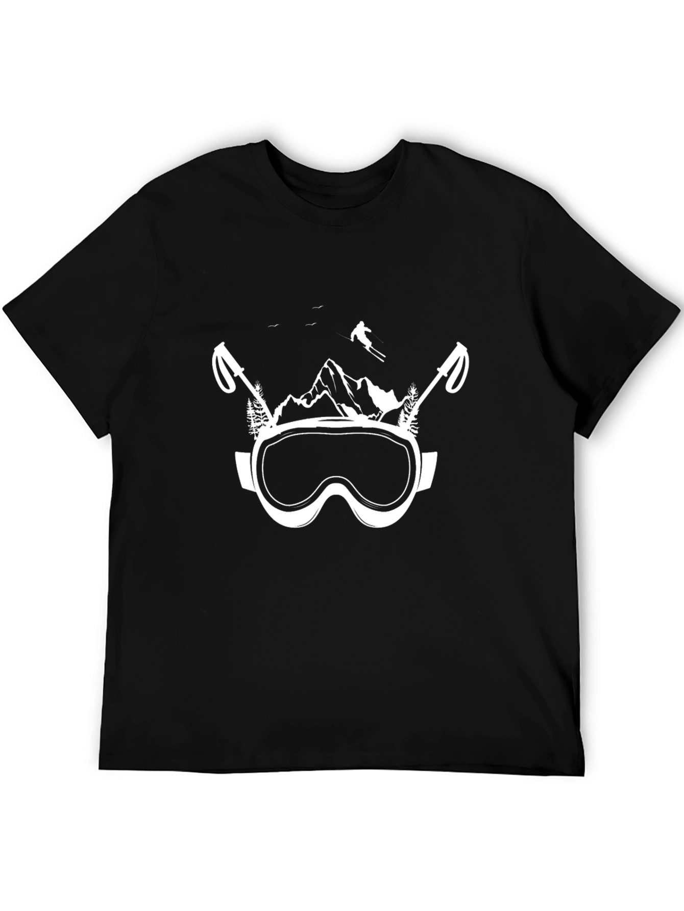 Skiing Goggles & Mountain Graphic Tee