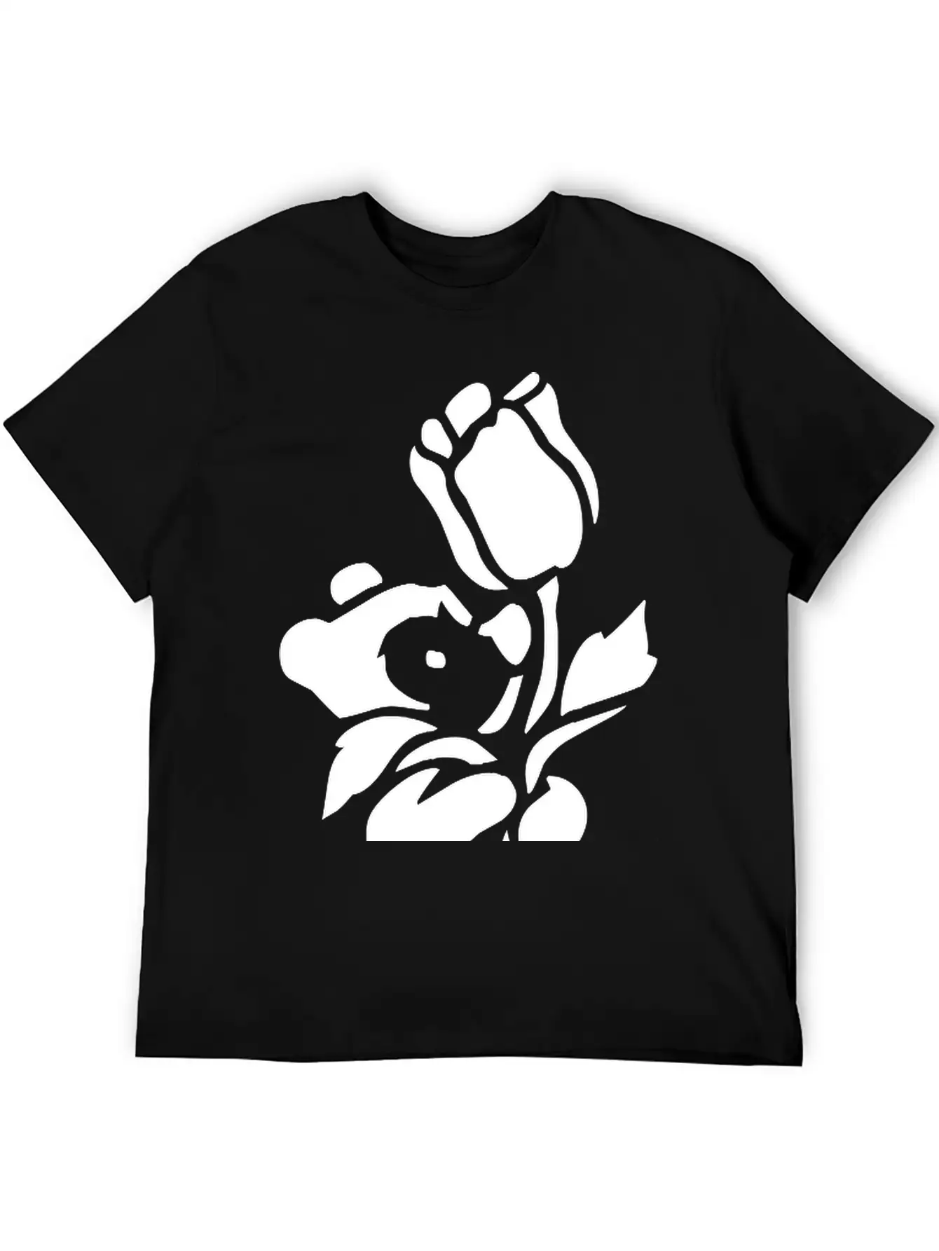 Baby Bear With A Giant Flower Soft Cotton Short Sleeve Tee – Unisex Wardrobe Staple