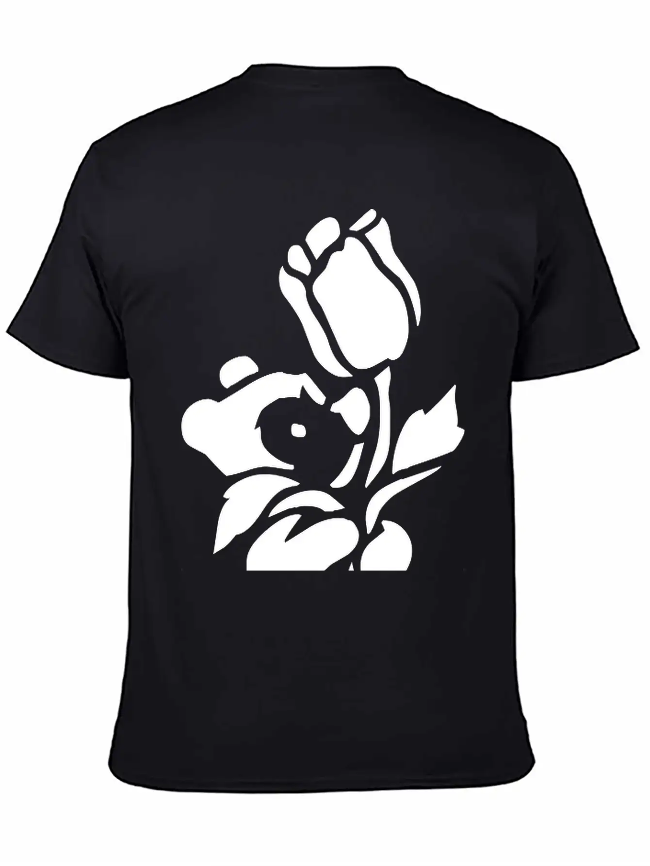 Baby Bear With A Giant Flower Soft Cotton Short Sleeve Tee – Unisex Wardrobe Staple
