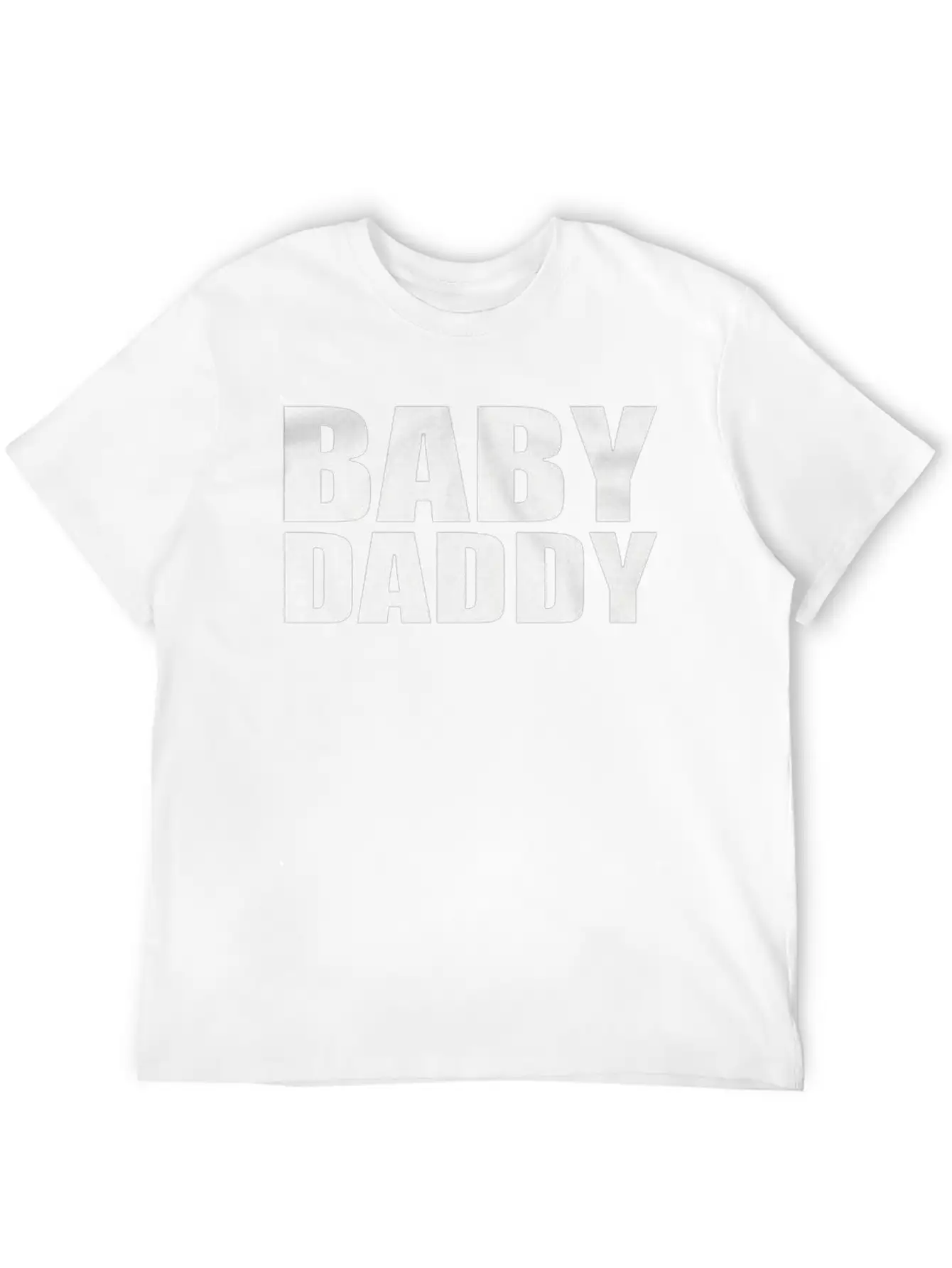 Baby Daddy Comfortable Minimalist Graphic Tee – Summer Style Essential
