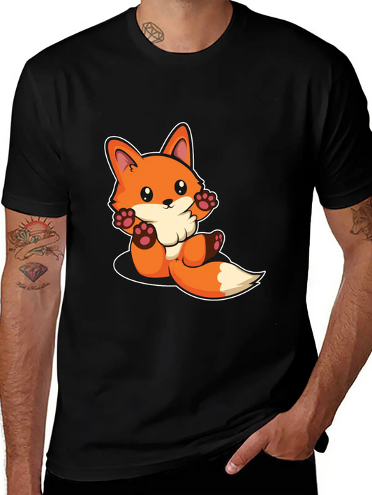 Baby Fluffy Nature Fox Lover Gift Unisex Casual T-Shirt ��� Clean Design For Daily Comfort