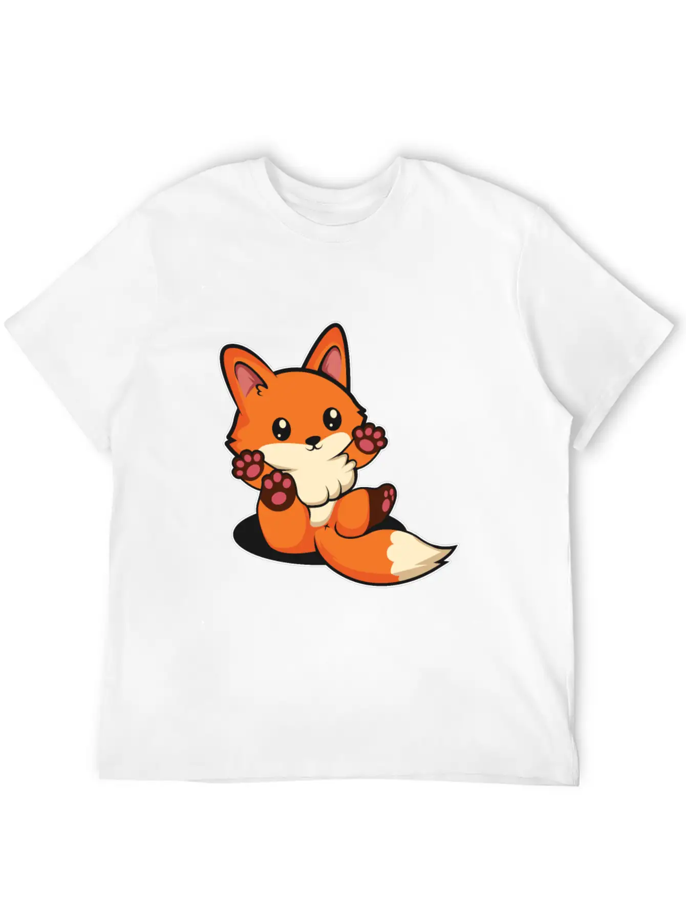 Baby Fluffy Nature Fox Lover Gift Unisex Casual T-Shirt ��� Clean Design For Daily Comfort