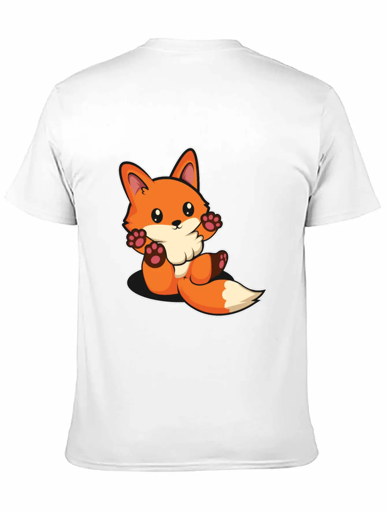 Baby Fluffy Nature Fox Lover Gift Unisex Casual T-Shirt ��� Clean Design For Daily Comfort