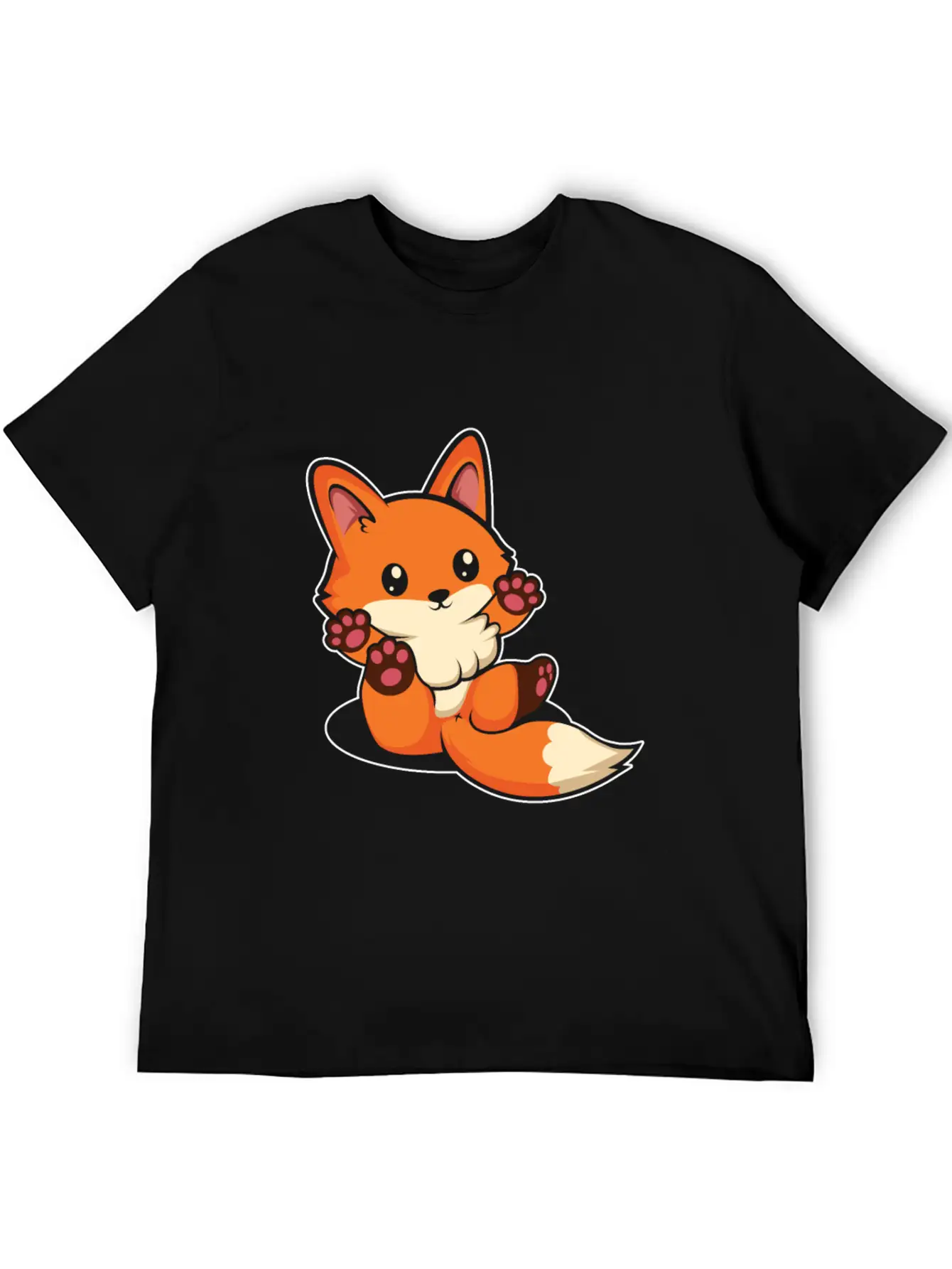Baby Fluffy Nature Fox Lover Gift Unisex Casual T-Shirt ��� Clean Design For Daily Comfort