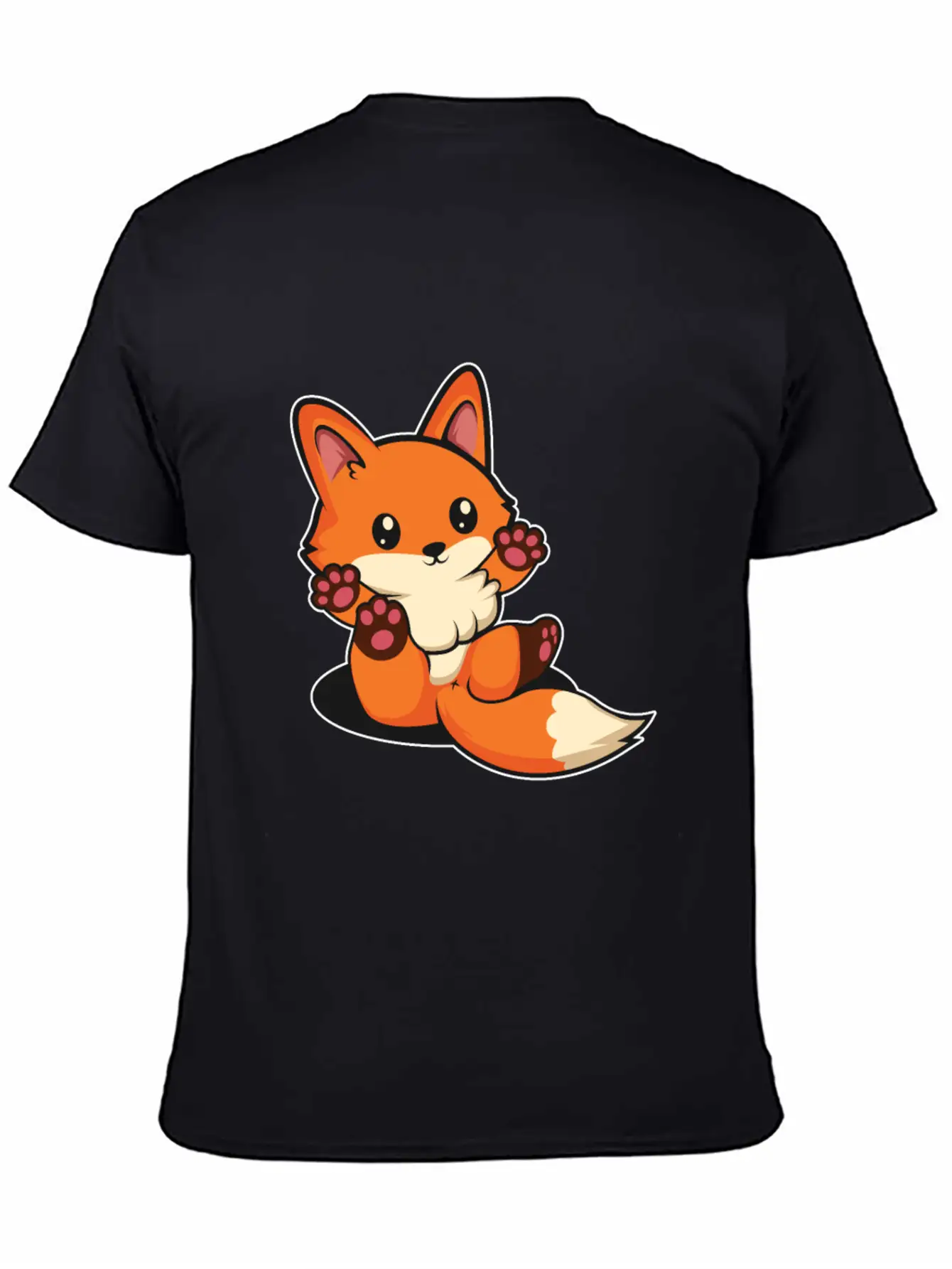 Baby Fluffy Nature Fox Lover Gift Unisex Casual T-Shirt ��� Clean Design For Daily Comfort