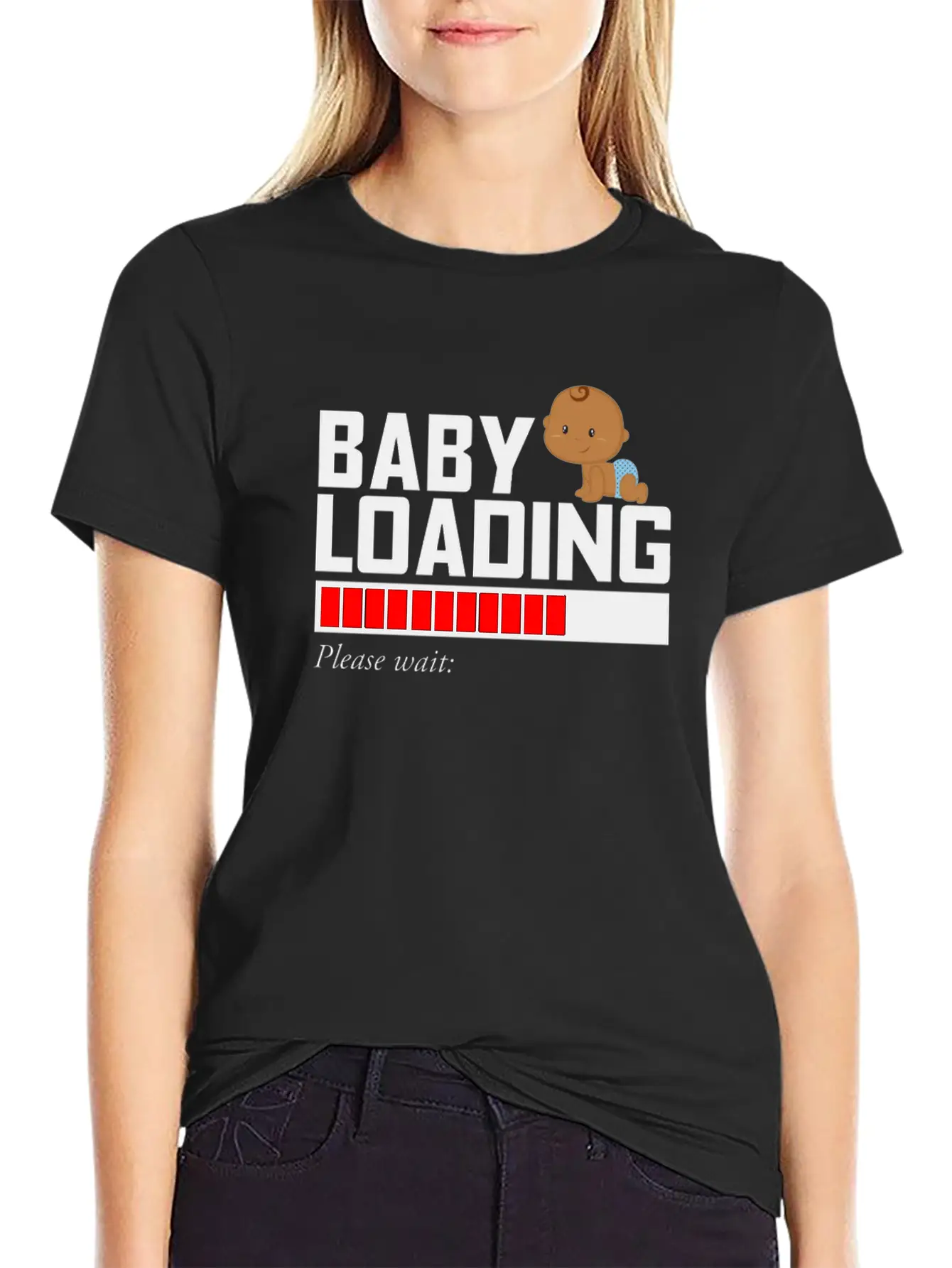BABY LOADING Essential Cotton Tee For Daily Outfits – Unisex Style