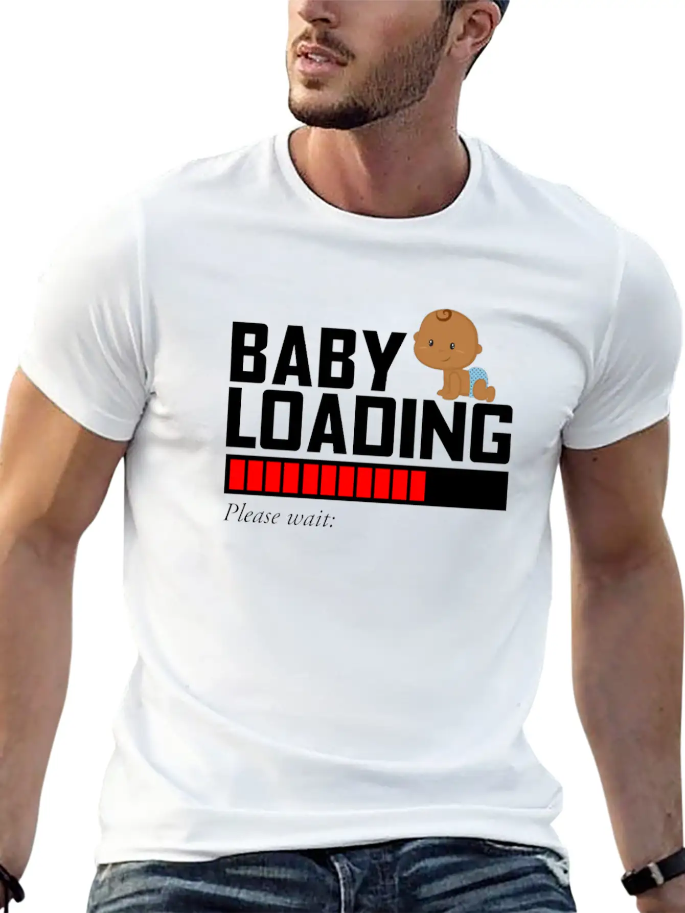 BABY LOADING Essential Cotton Tee For Daily Outfits – Unisex Style