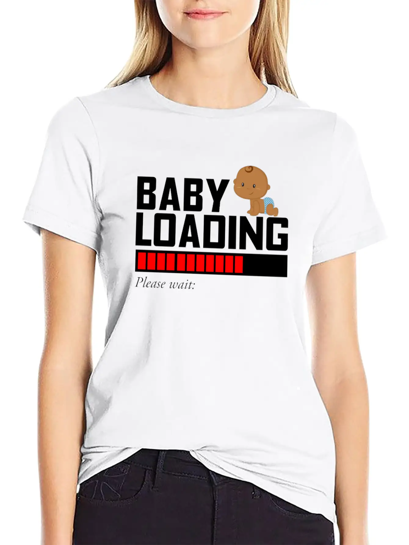 BABY LOADING Essential Cotton Tee For Daily Outfits – Unisex Style