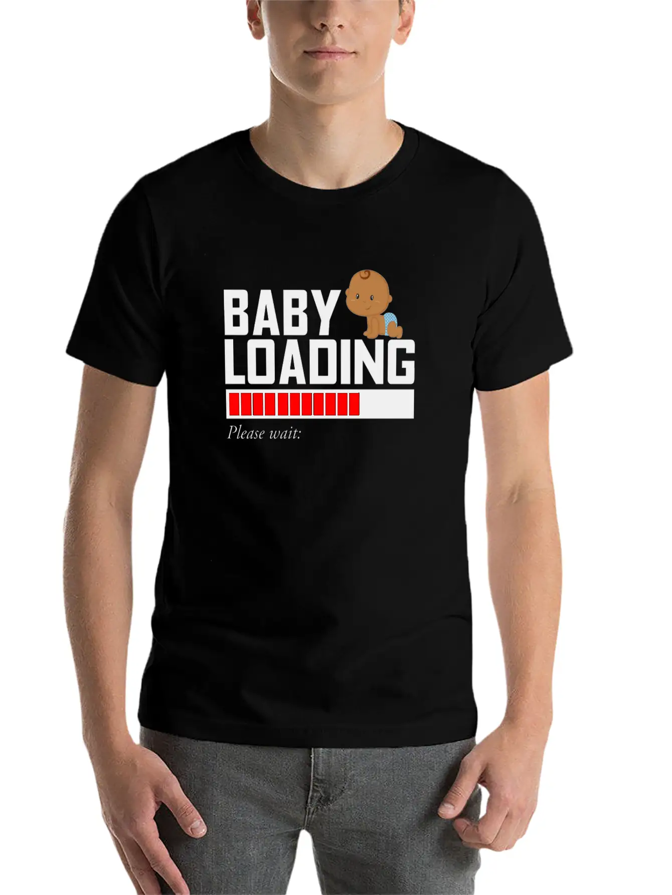 BABY LOADING Essential Cotton Tee For Daily Outfits – Unisex Style