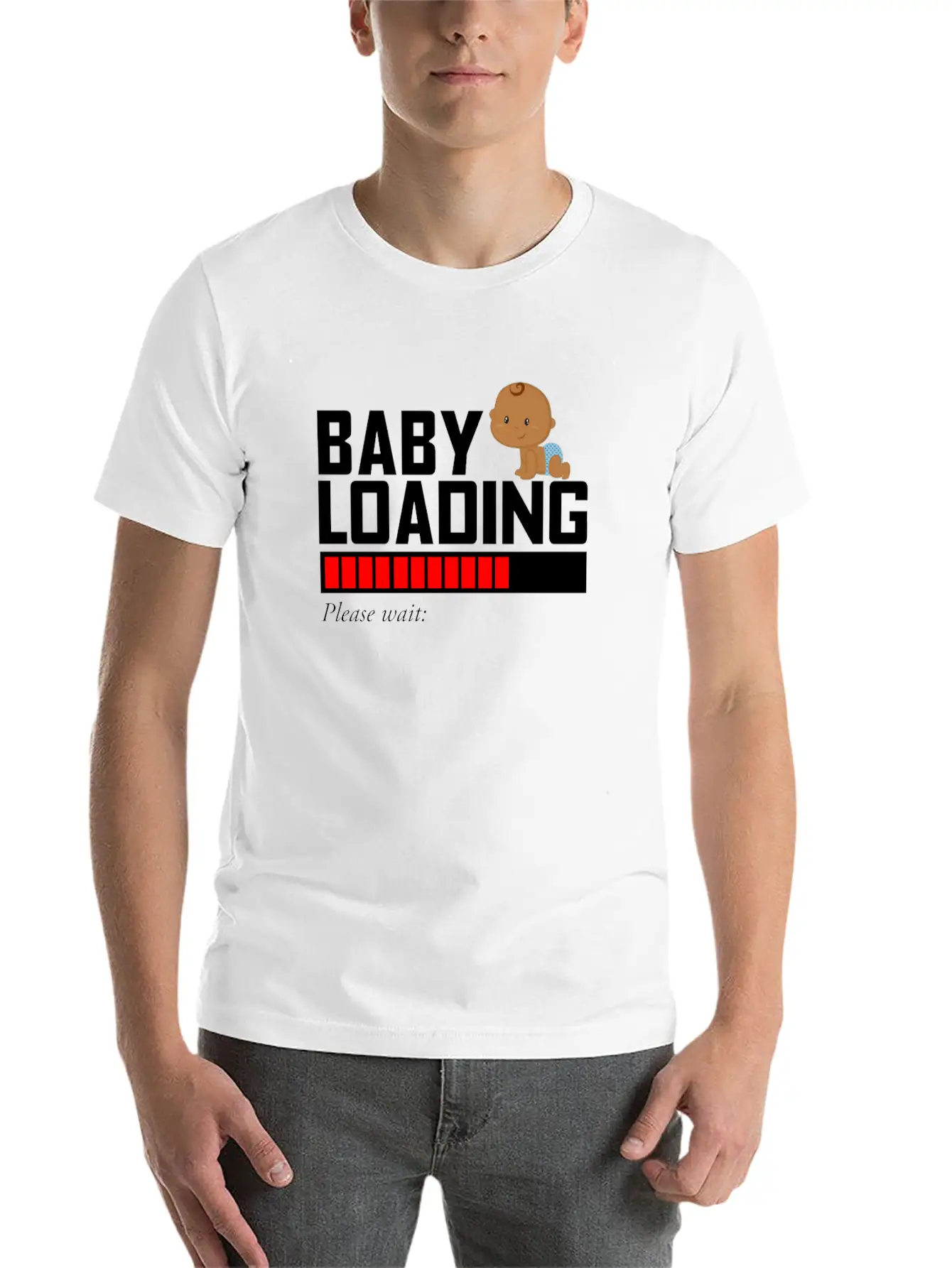 BABY LOADING Essential Cotton Tee For Daily Outfits – Unisex Style