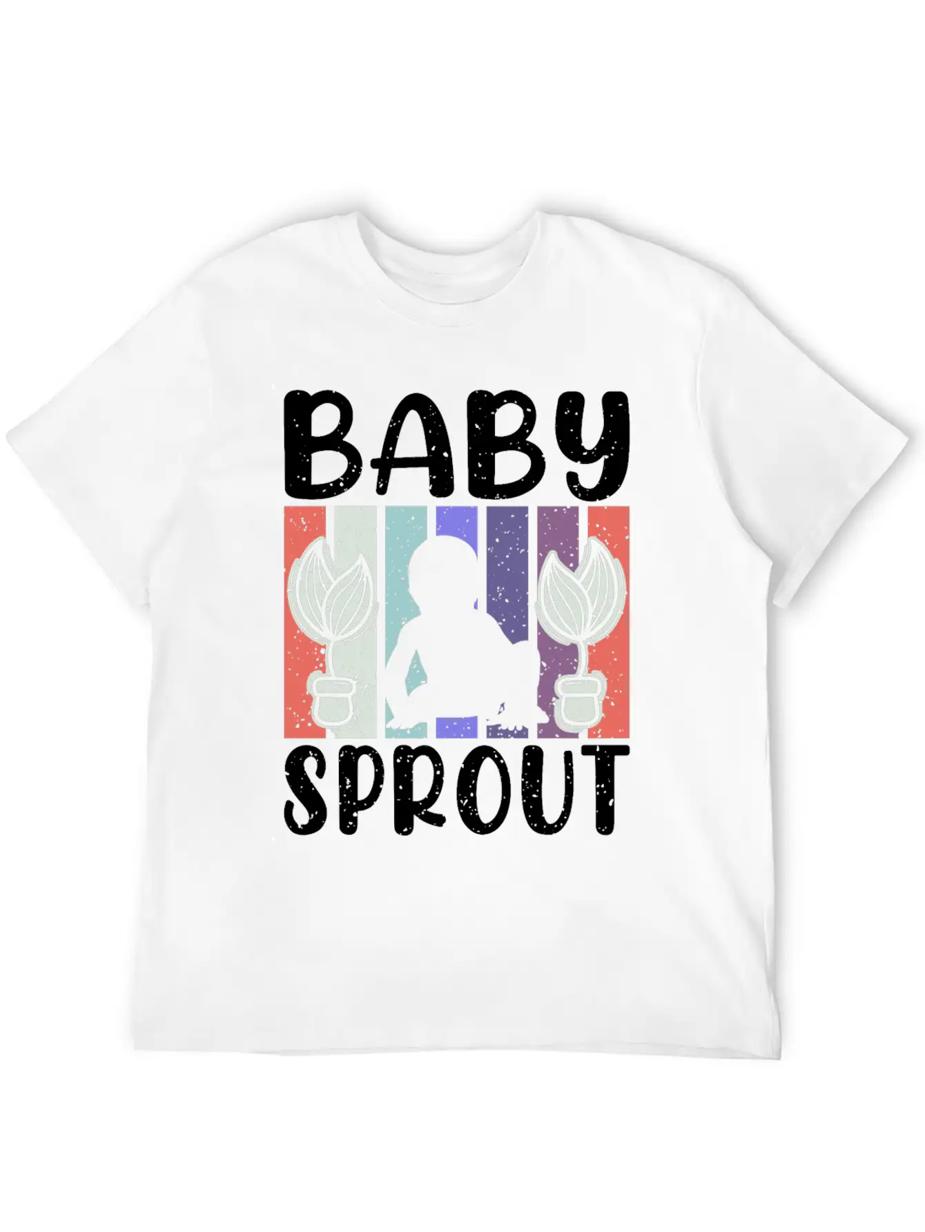 Baby Sprout Newborn Baby Sayings Quotes Lightweight Cotton T-Shirt – Daily Comfort Graphic Shirt