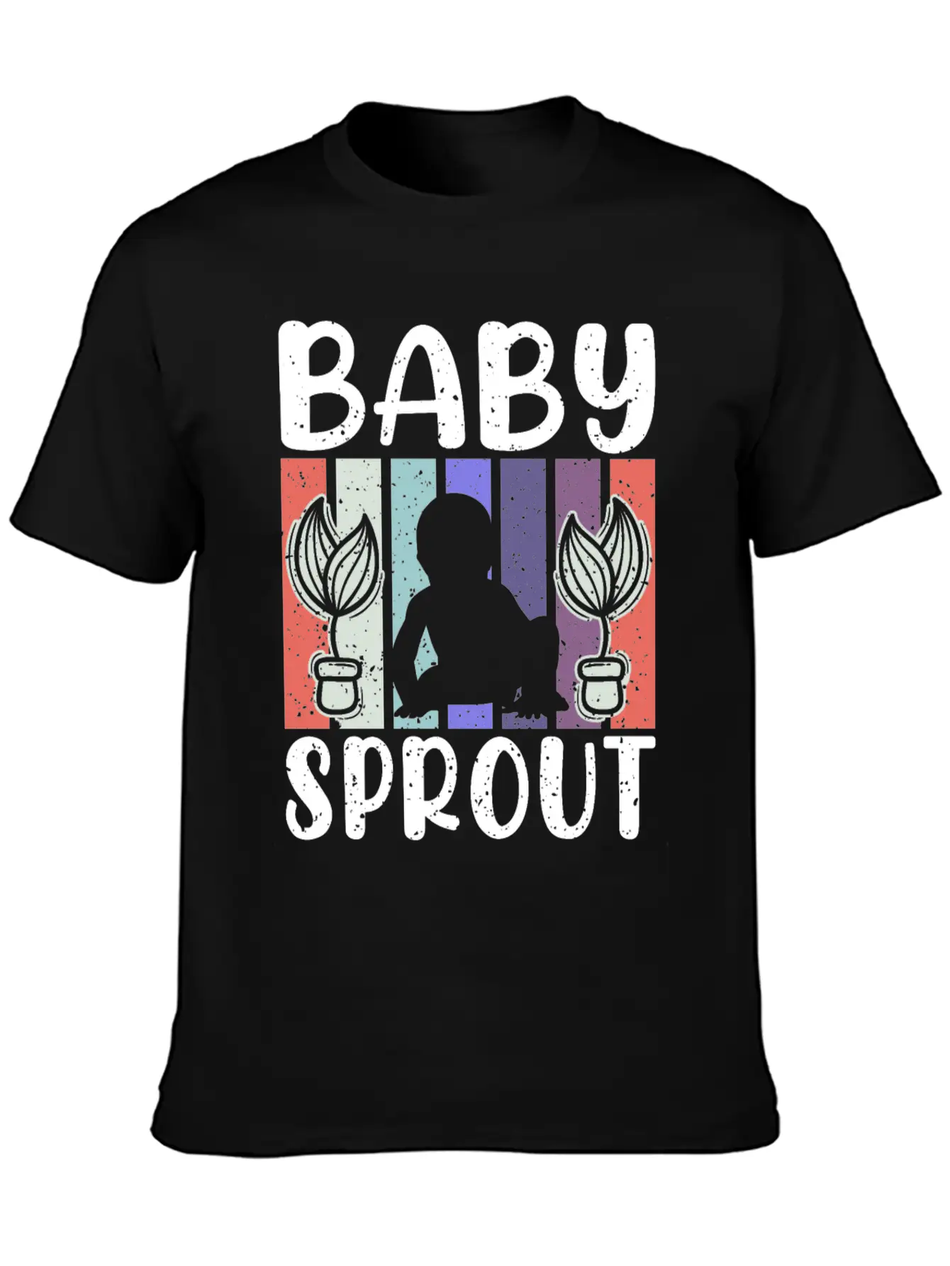 Baby Sprout Newborn Baby Sayings Quotes Lightweight Cotton T-Shirt – Daily Comfort Graphic Shirt