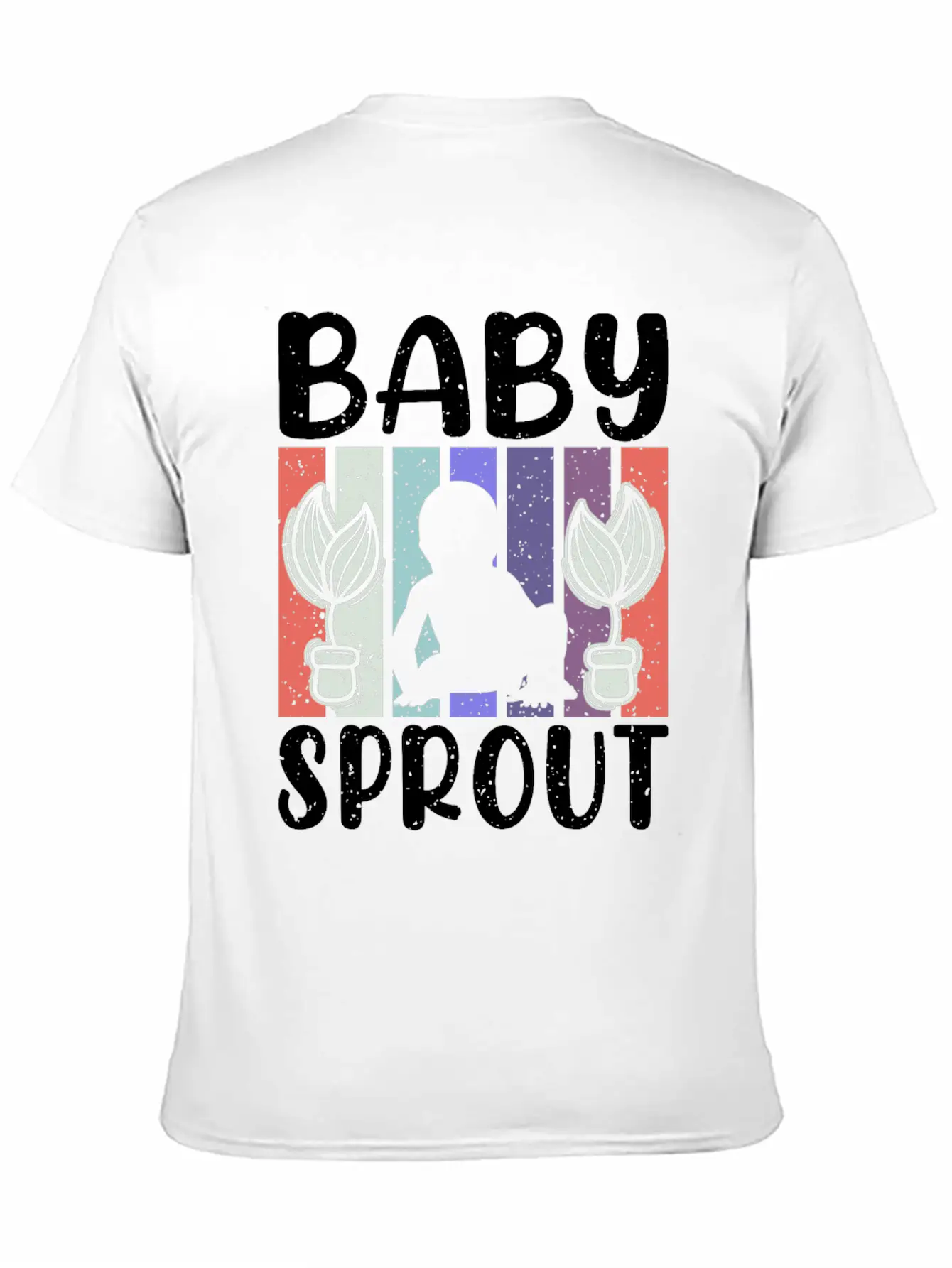 Baby Sprout Newborn Baby Sayings Quotes Lightweight Cotton T-Shirt – Daily Comfort Graphic Shirt