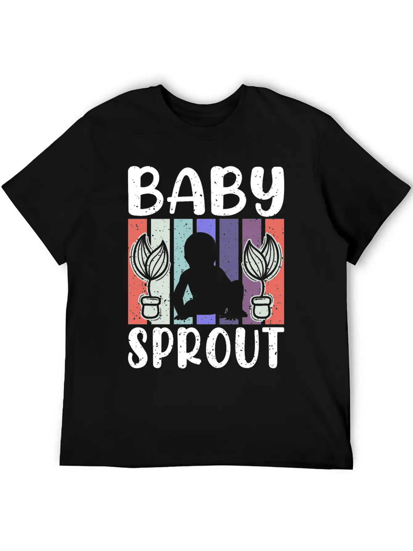 Baby Sprout Newborn Baby Sayings Quotes Lightweight Cotton T-Shirt – Daily Comfort Graphic Shirt