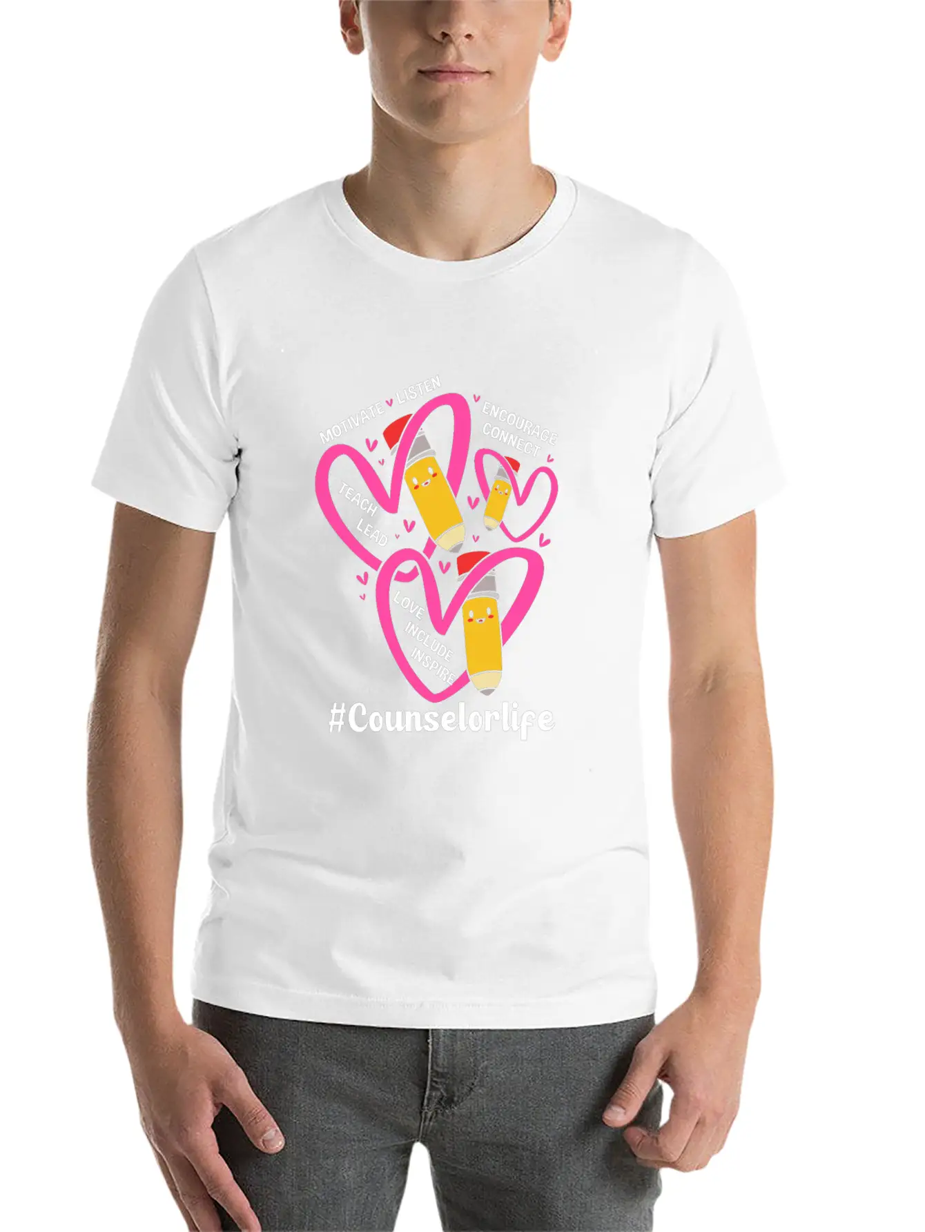 Back To School Counseling School Counselor Life Soft Cotton Short Sleeve Tee – Unisex Wardrobe Staple