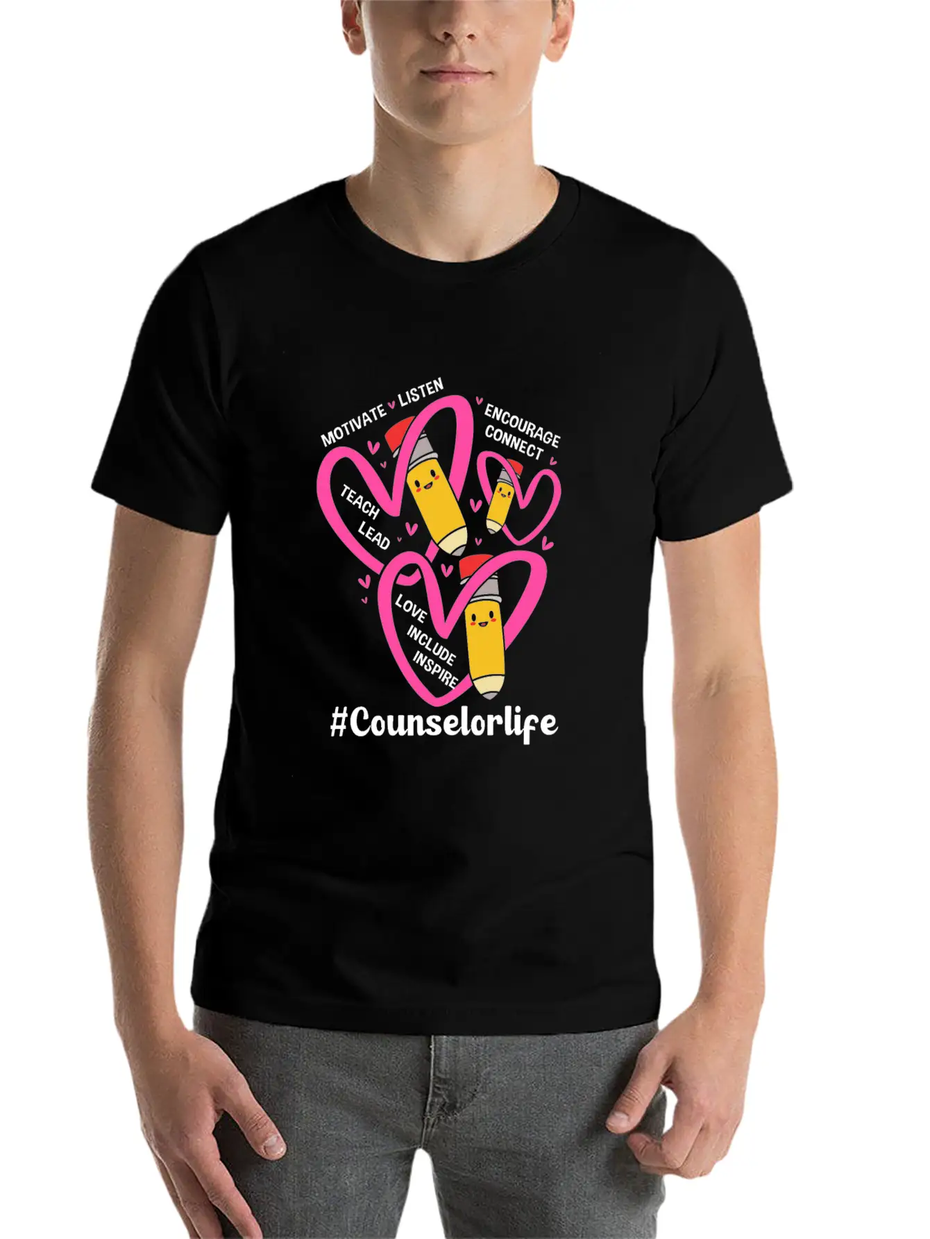 Back To School Counseling School Counselor Life Soft Cotton Short Sleeve Tee – Unisex Wardrobe Staple