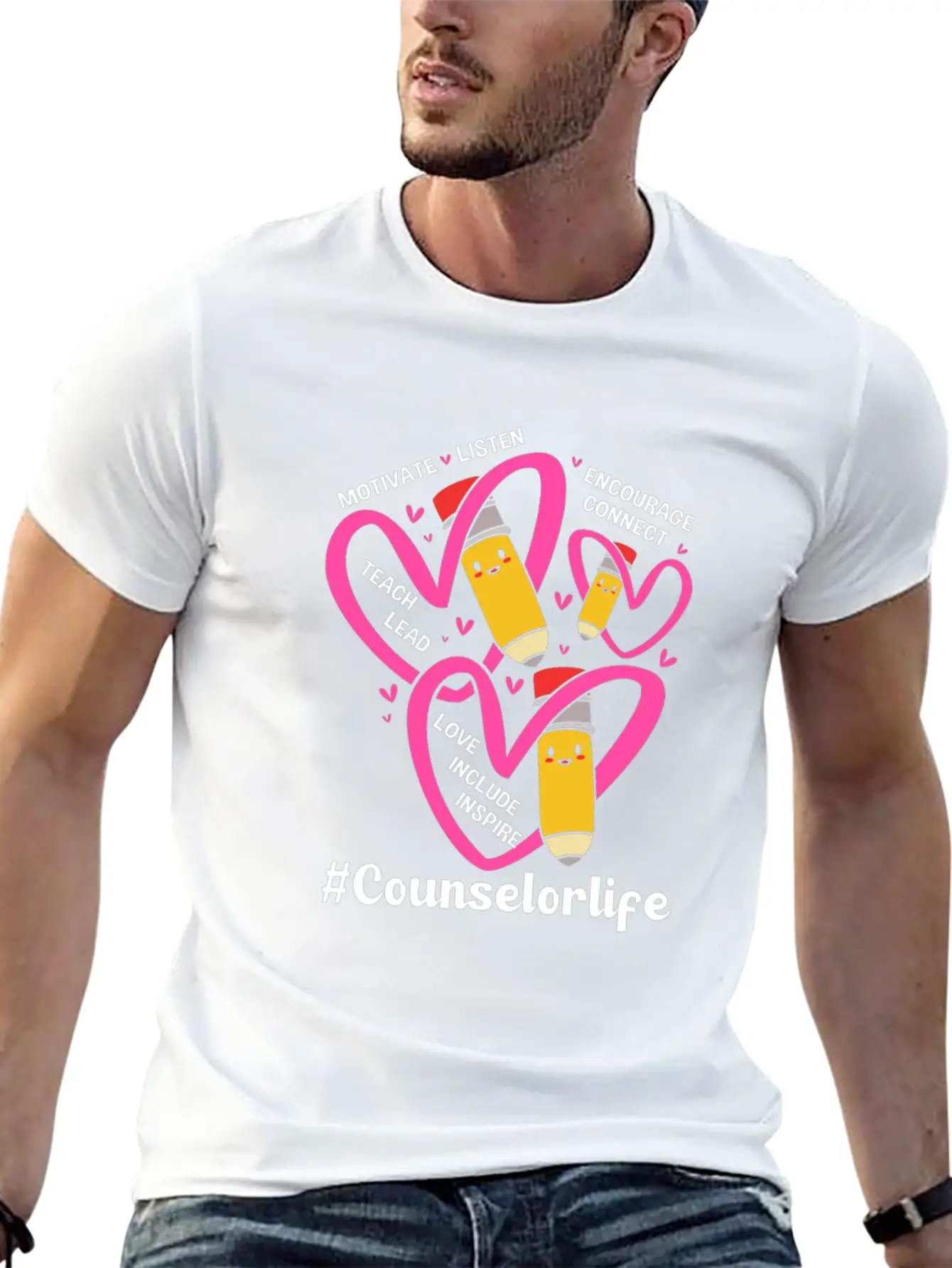 Back To School Counseling School Counselor Life Soft Cotton Short Sleeve Tee – Unisex Wardrobe Staple
