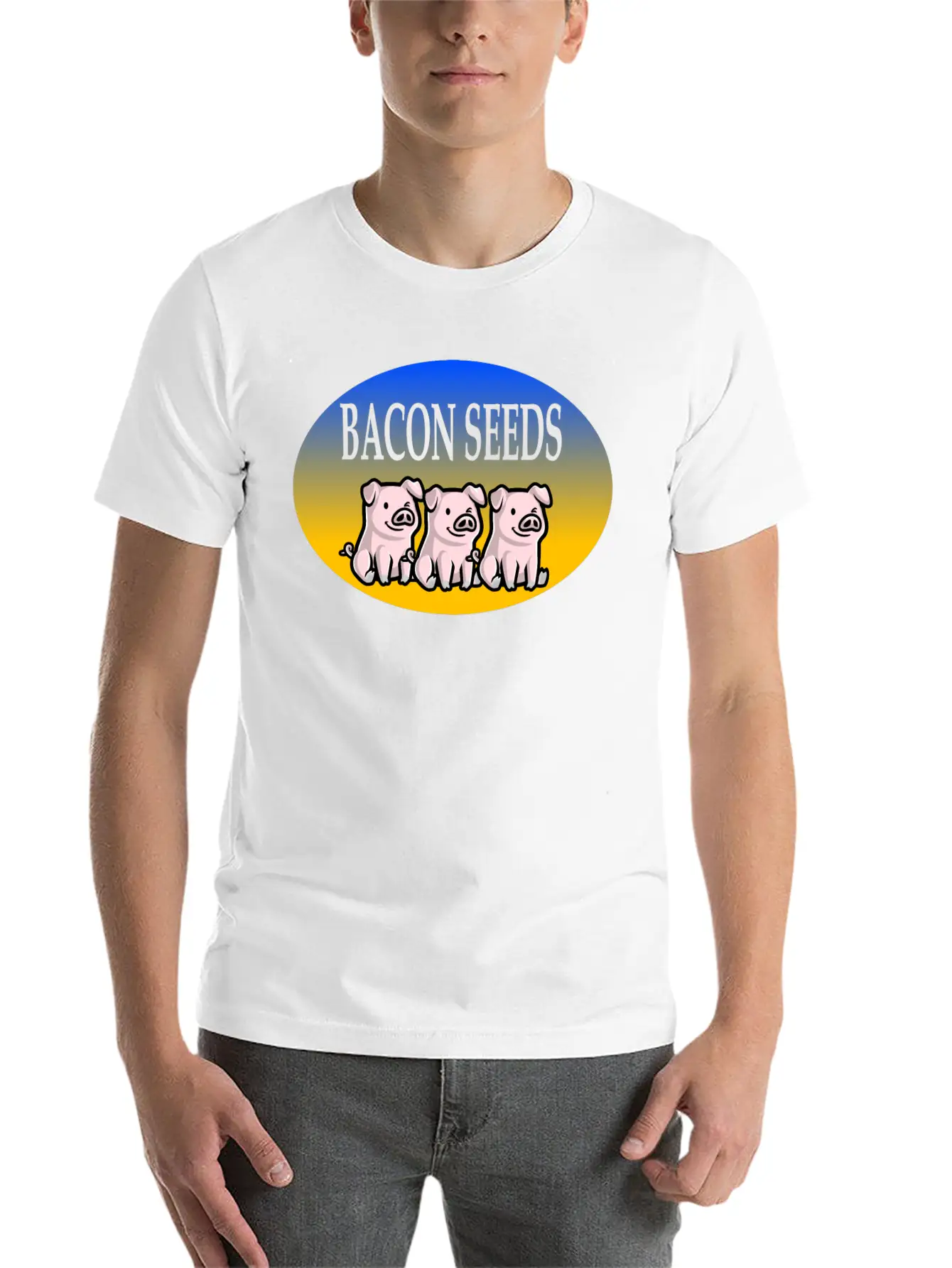 Bacon Seeds Essential Cotton Tee For Daily Outfits – Unisex Style
