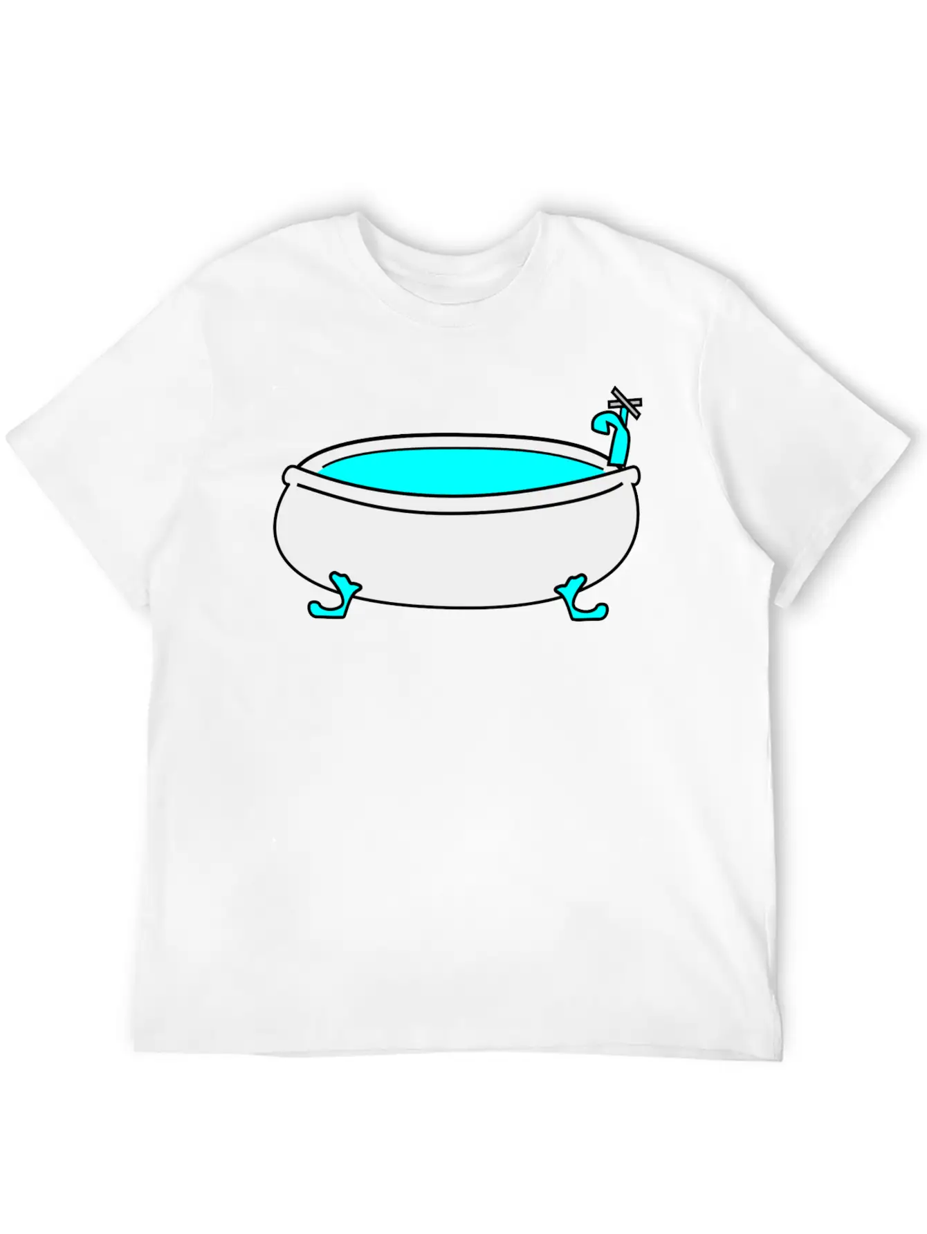 Bad Bath Badewanne Bathtube Shower Dusche19 Comfortable Minimalist Graphic Tee – Summer Style Essential