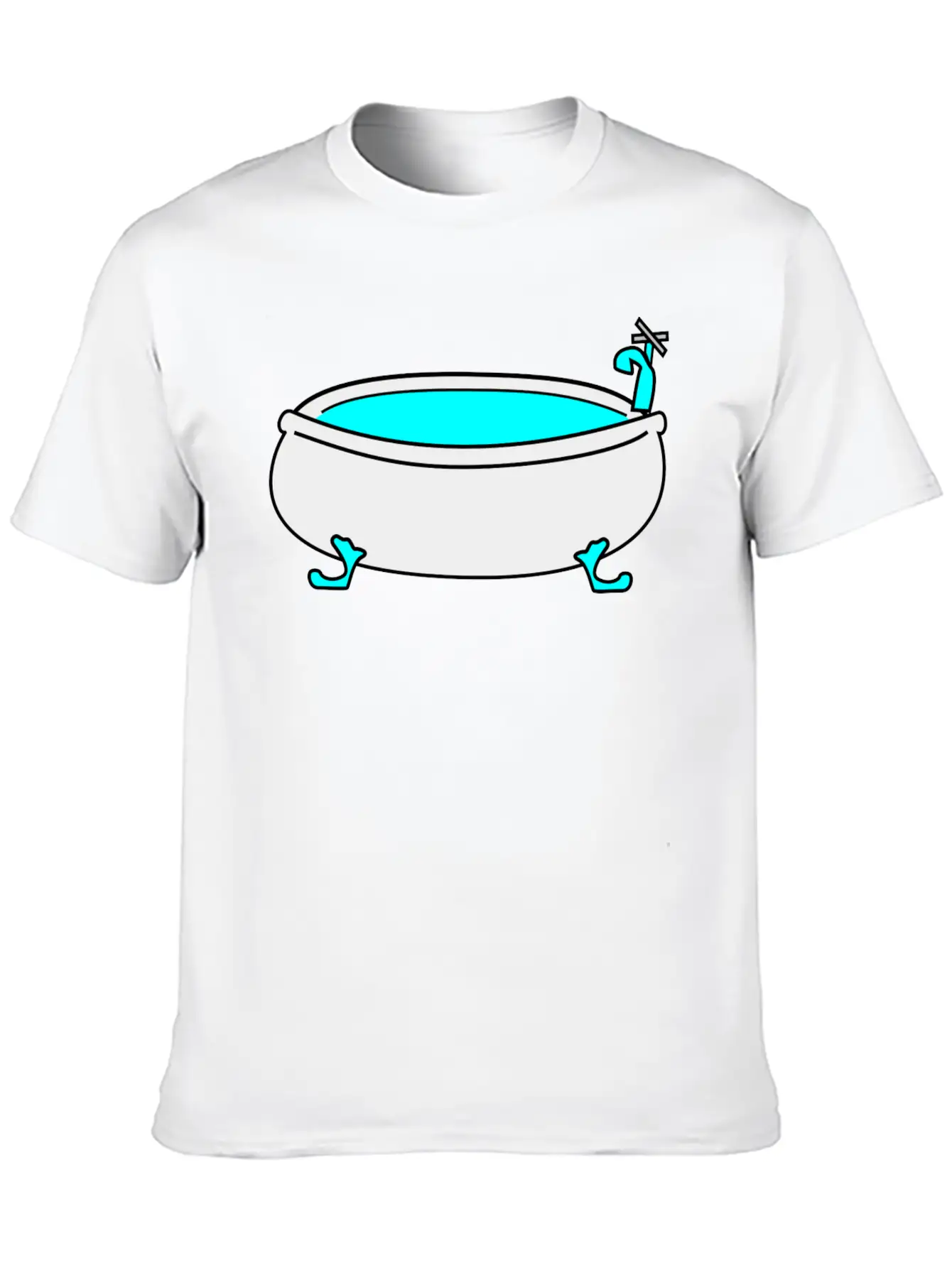 Bad Bath Badewanne Bathtube Shower Dusche19 Comfortable Minimalist Graphic Tee – Summer Style Essential