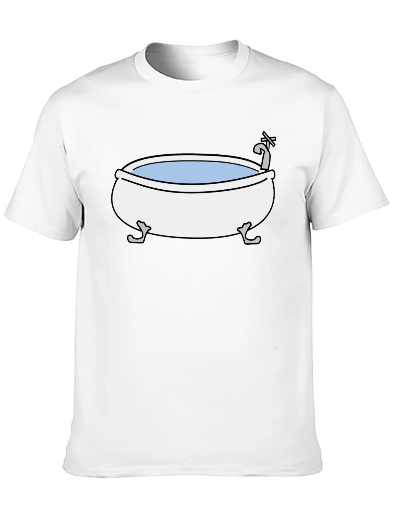 Bad Bath Badewanne Bathtube Shower Dusche22 Unisex Casual T-Shirt – Clean Design For Daily Comfort