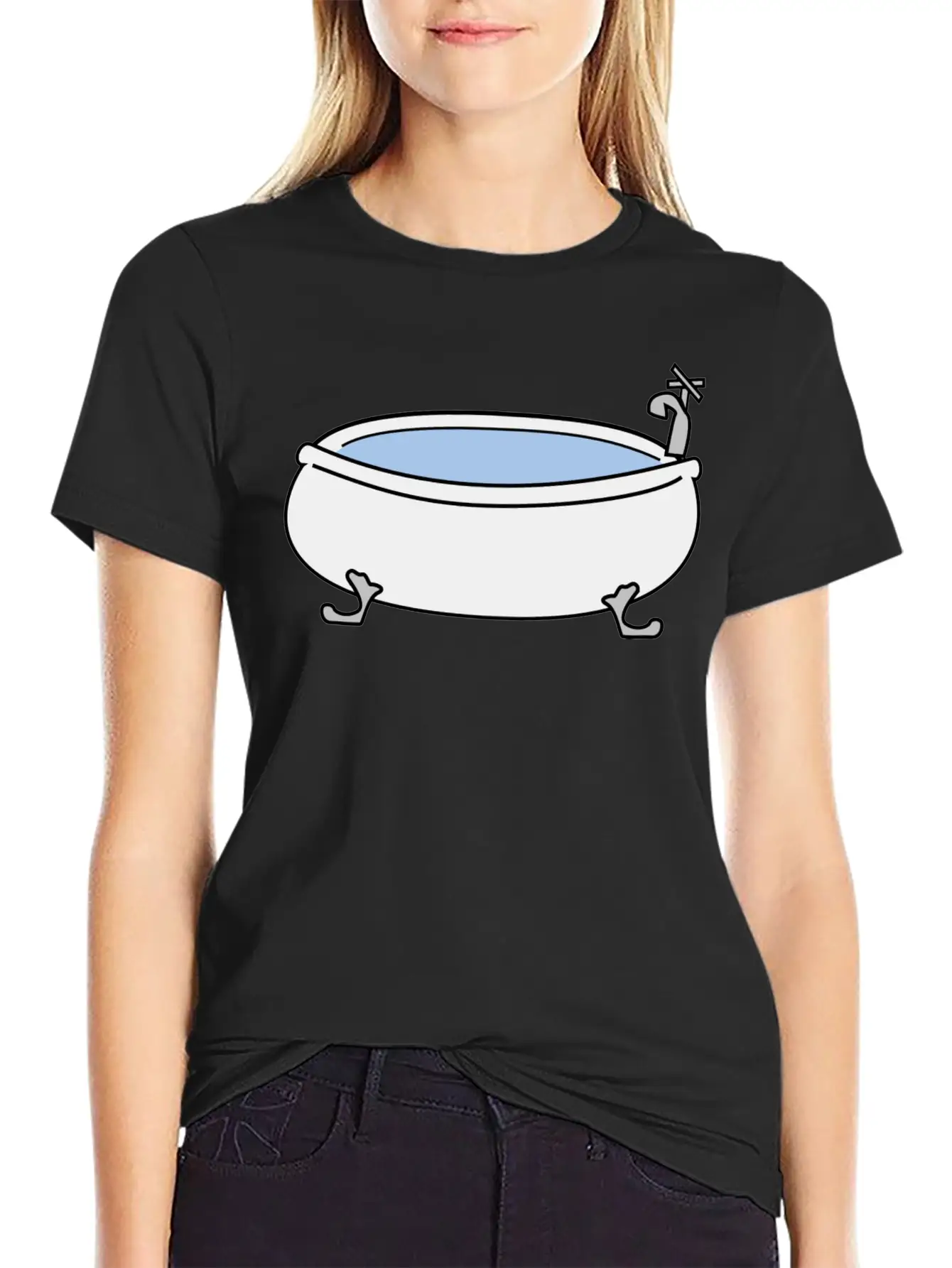 Bad Bath Badewanne Bathtube Shower Dusche22 Unisex Casual T-Shirt – Clean Design For Daily Comfort