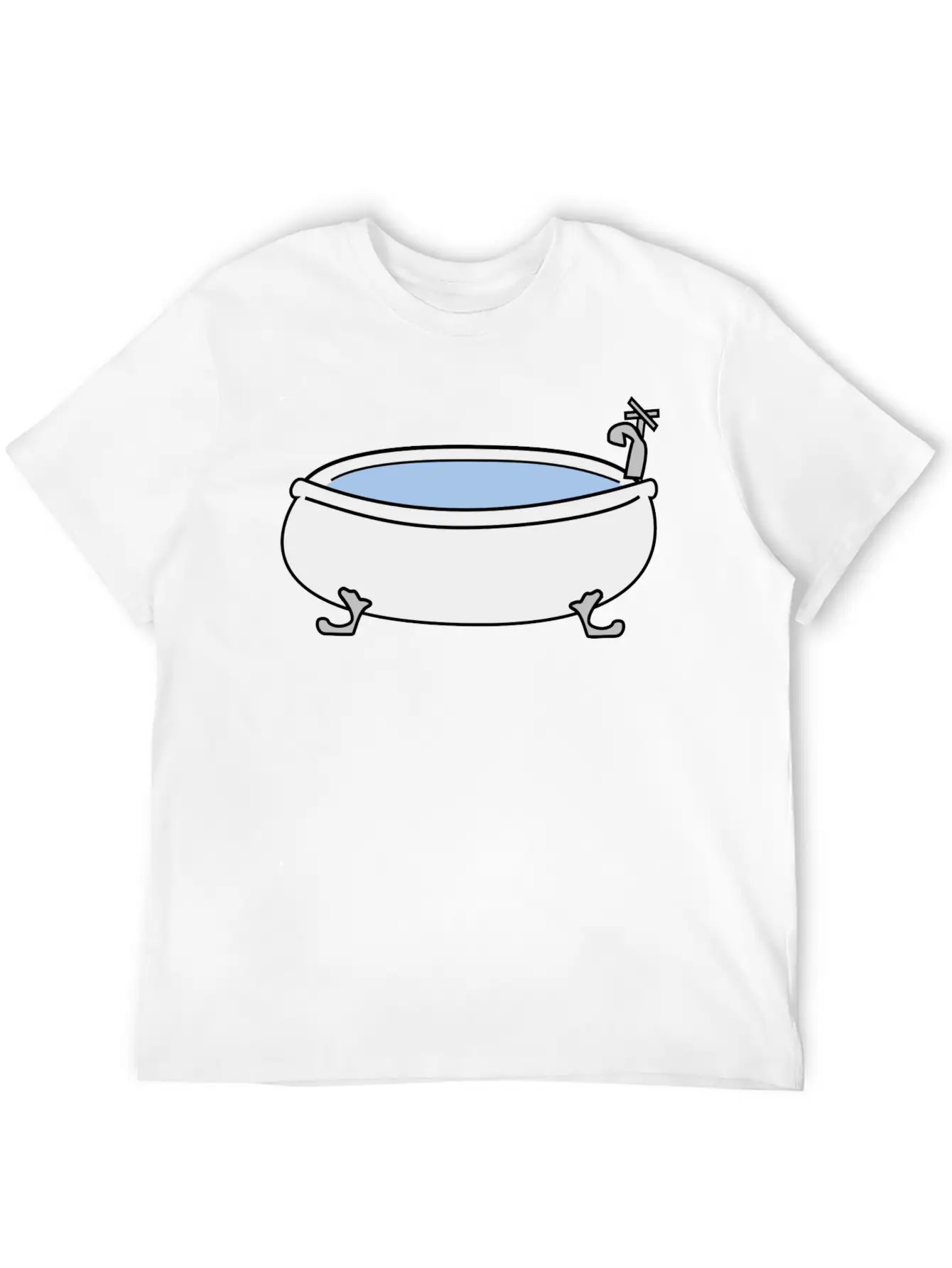 Bad Bath Badewanne Bathtube Shower Dusche22 Unisex Casual T-Shirt – Clean Design For Daily Comfort