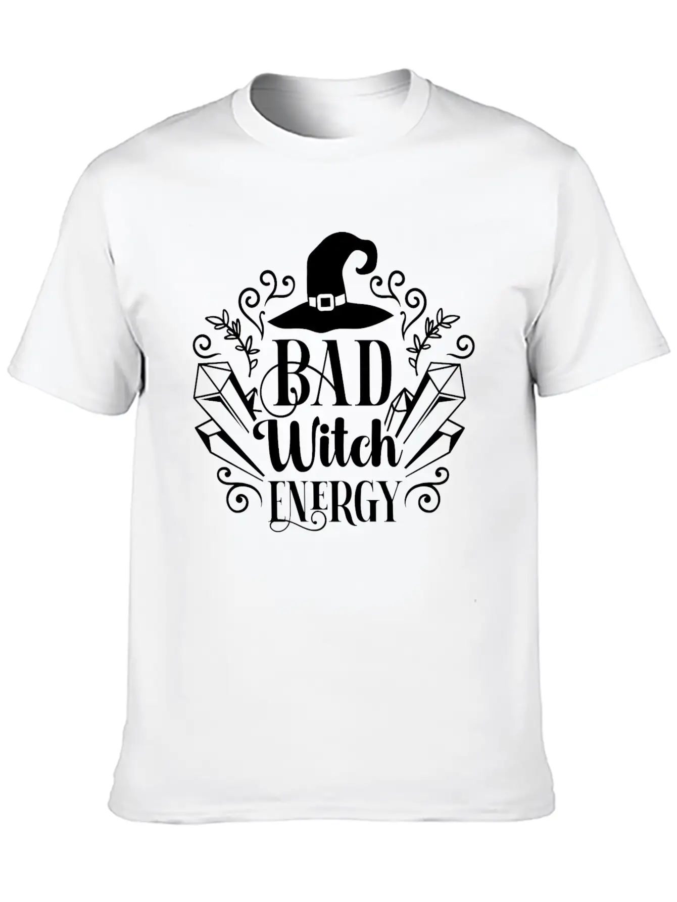 Bad Witch Energy Unisex Casual T-Shirt – Clean Design For Daily Comfort