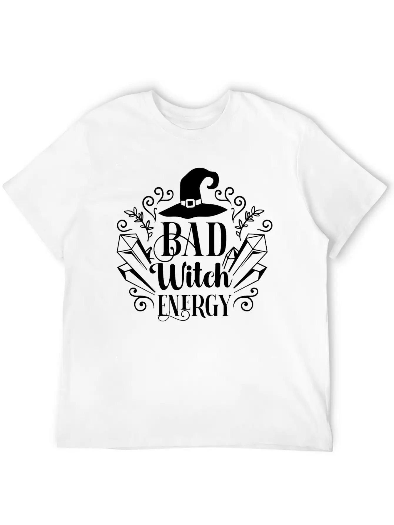 Bad Witch Energy Unisex Casual T-Shirt – Clean Design For Daily Comfort