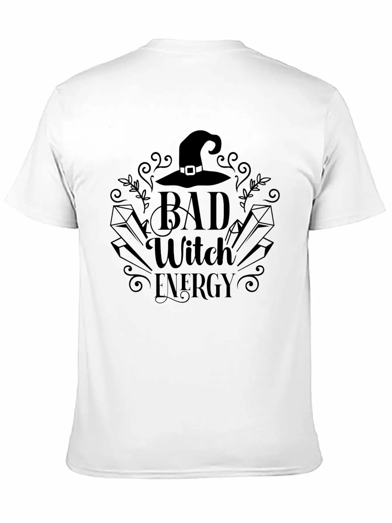 Bad Witch Energy Unisex Casual T-Shirt – Clean Design For Daily Comfort