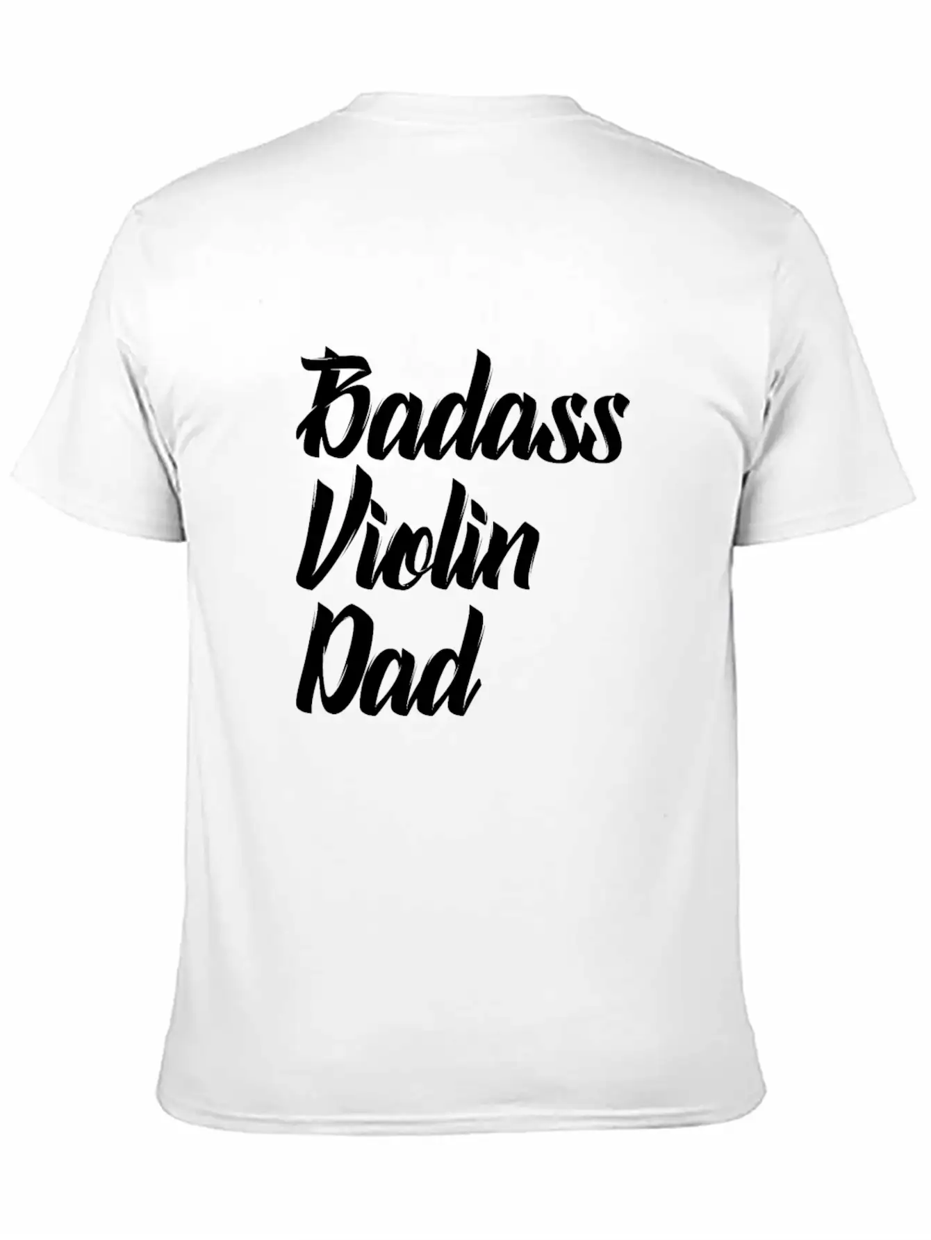 Badass Violin Dad Basic Graphic T-Shirt – Daily Comfort In Soft Cotton