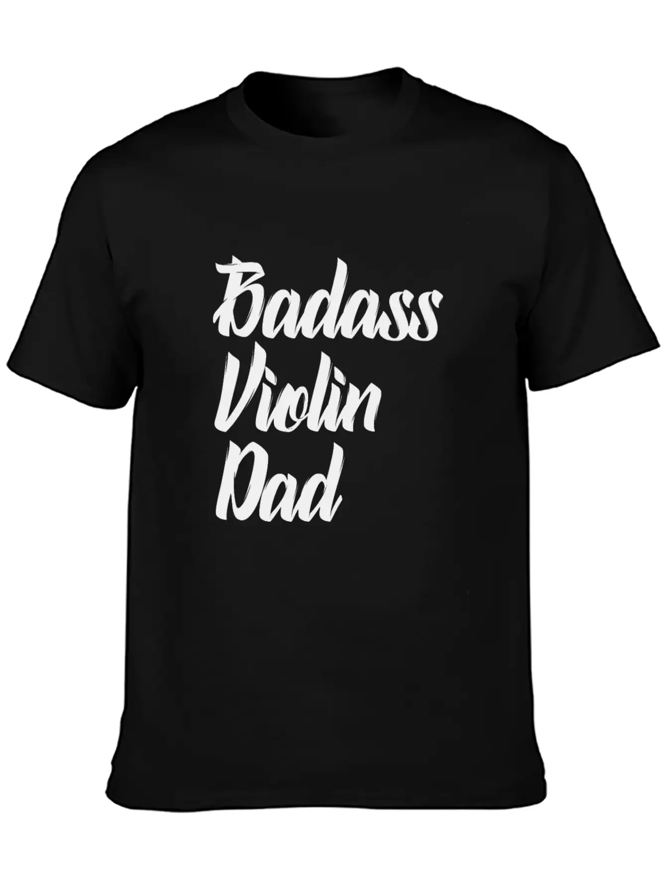 Badass Violin Dad Basic Graphic T-Shirt – Daily Comfort In Soft Cotton
