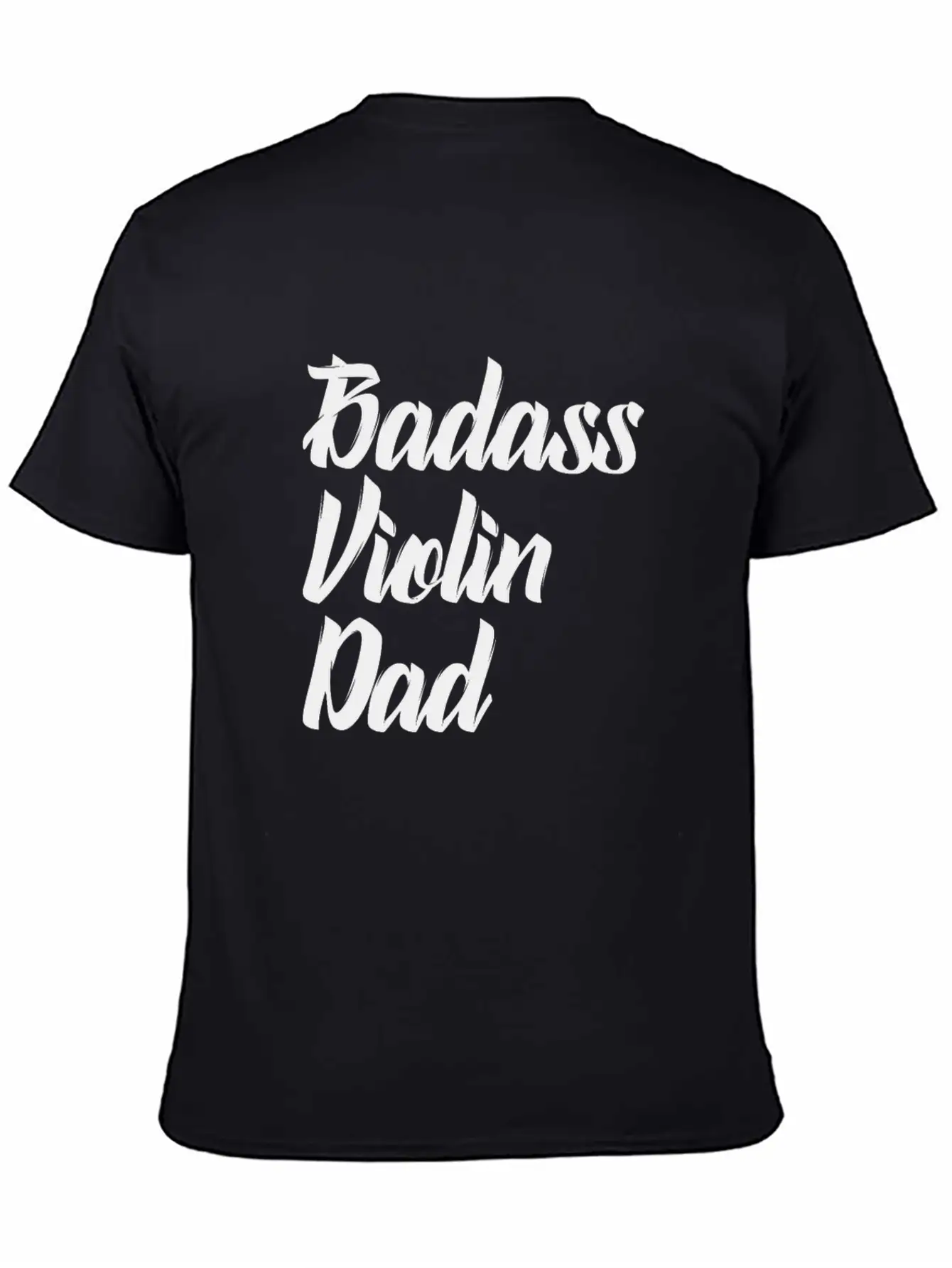 Badass Violin Dad Basic Graphic T-Shirt – Daily Comfort In Soft Cotton