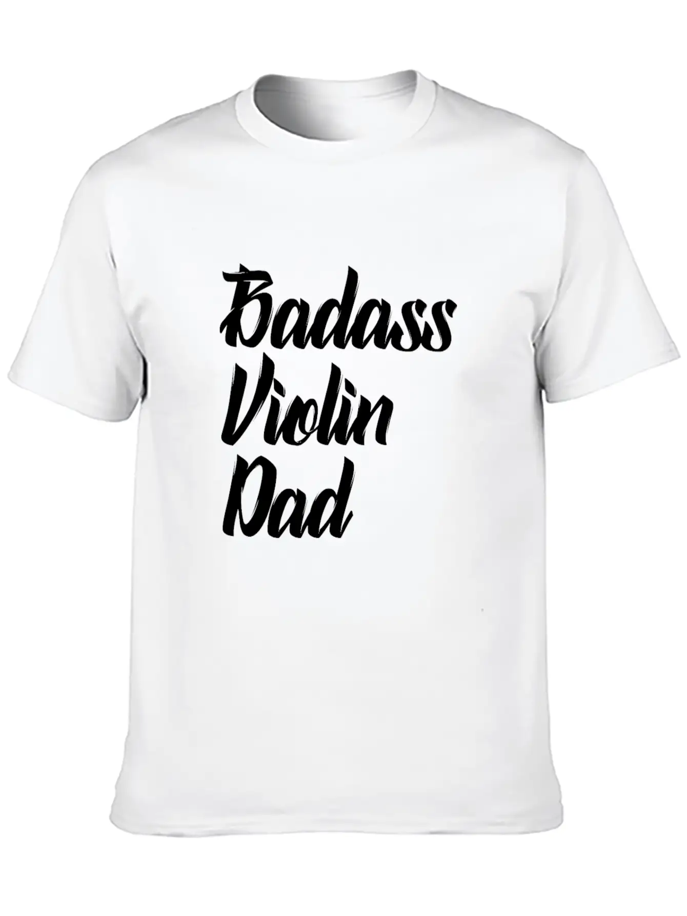 Badass Violin Dad Basic Graphic T-Shirt – Daily Comfort In Soft Cotton