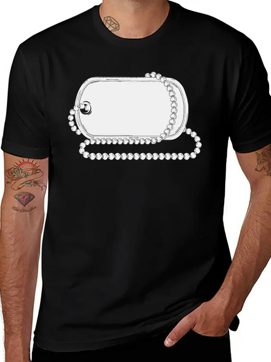 Badge Classic Fit Graphic Tee For Daily Comfort – Unisex Cotton Shirt
