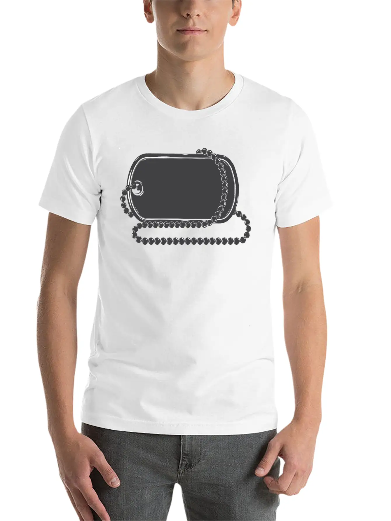 Badge Classic Fit Graphic Tee For Daily Comfort – Unisex Cotton Shirt
