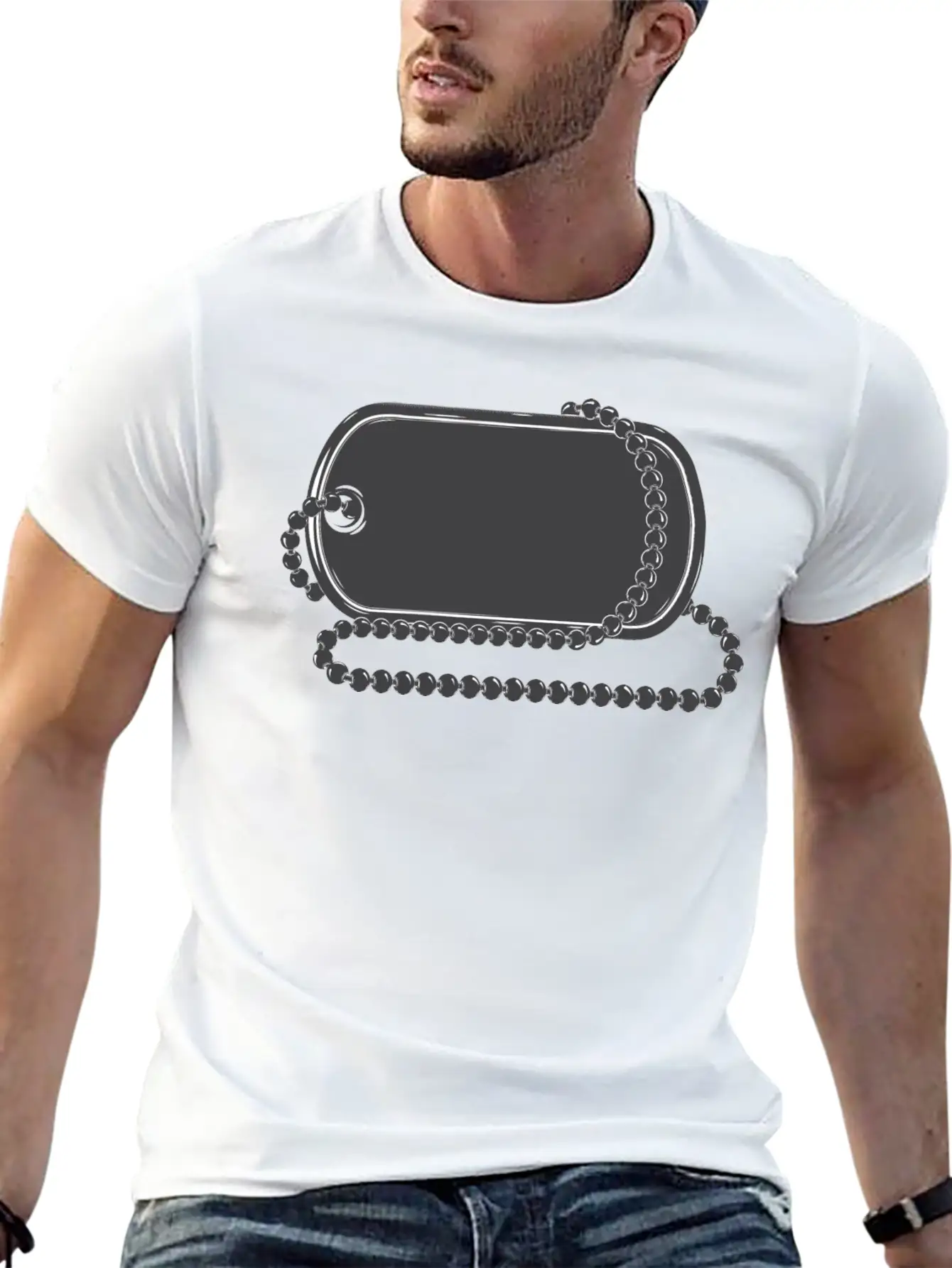 Badge Classic Fit Graphic Tee For Daily Comfort – Unisex Cotton Shirt