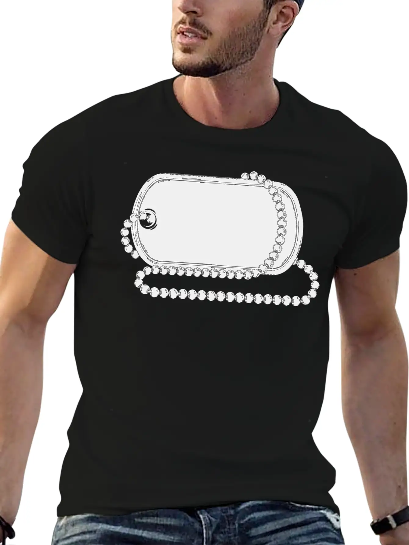 Badge Classic Fit Graphic Tee For Daily Comfort – Unisex Cotton Shirt