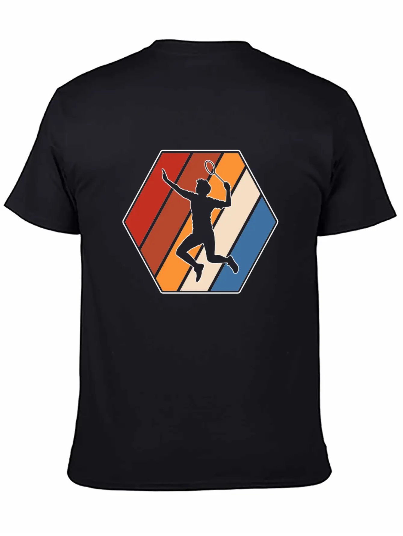 Badminton Retro Modern Fit Casual T-Shirt – Clean And Versatile Design