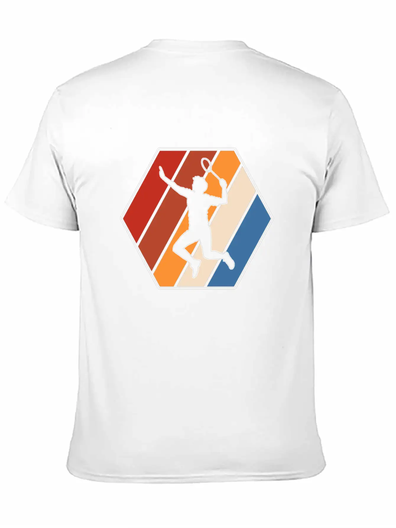 Badminton Retro Modern Fit Casual T-Shirt – Clean And Versatile Design
