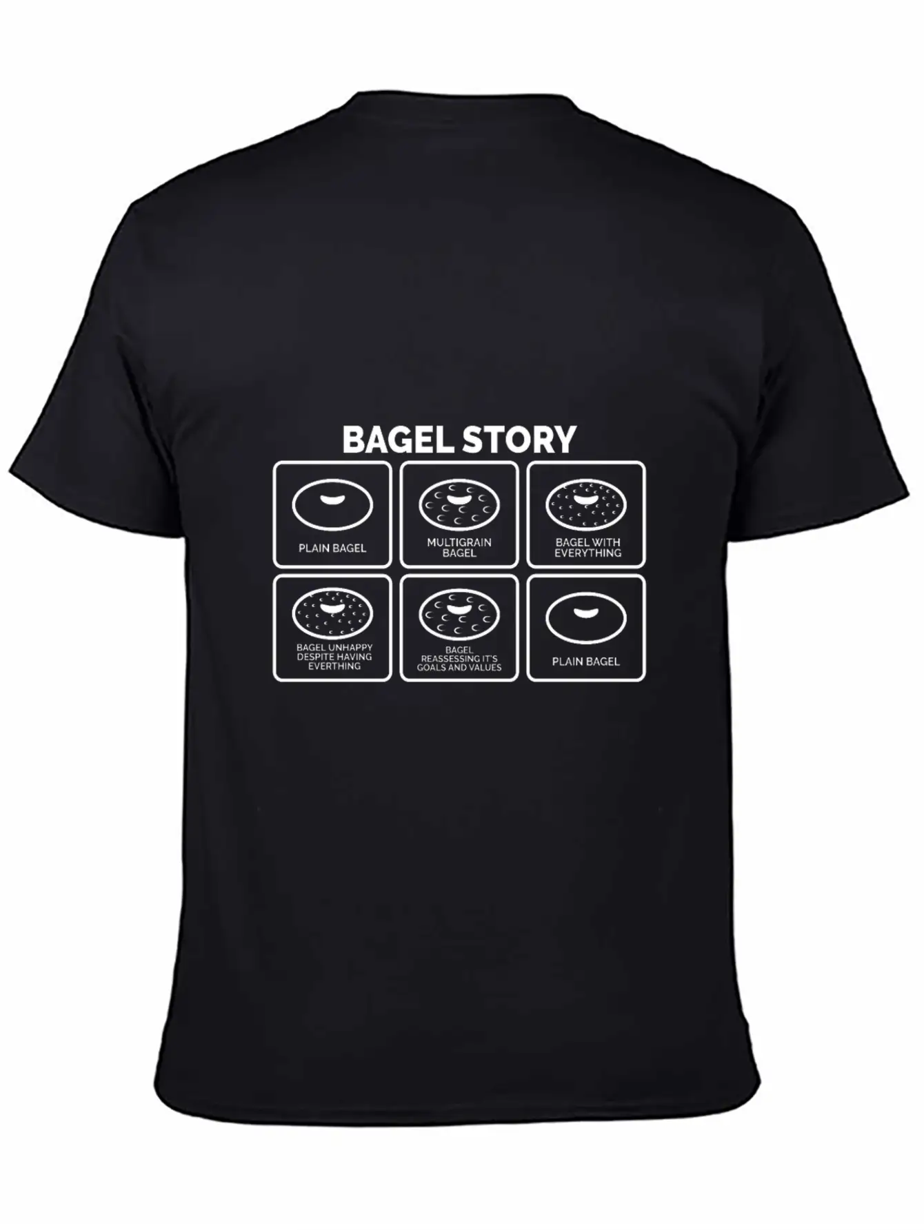 Bagel Story Motivational Coach Gift Soft Cotton Short Sleeve Tee – Unisex Wardrobe Staple