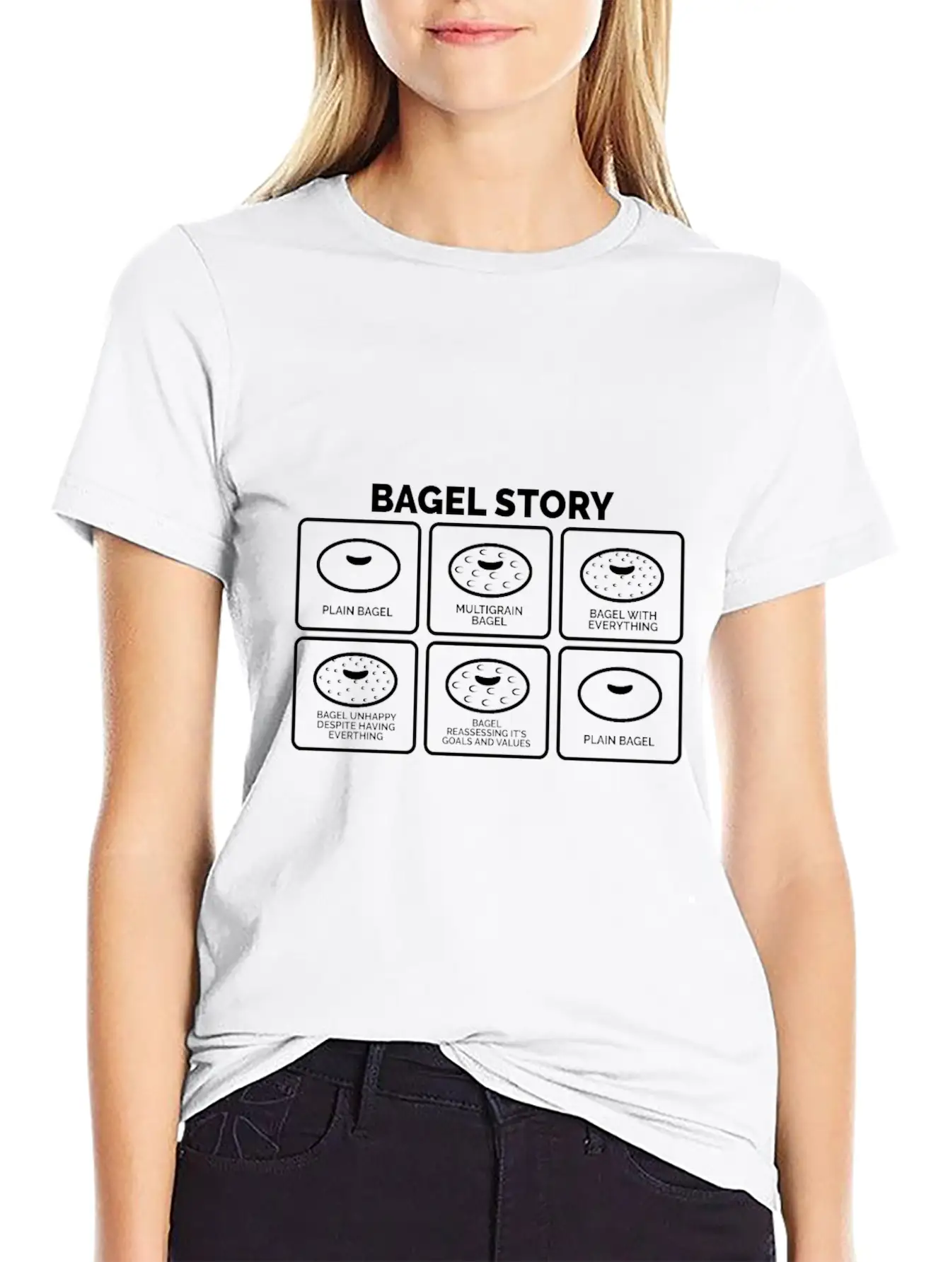 Bagel Story Motivational Coach Gift Soft Cotton Short Sleeve Tee – Unisex Wardrobe Staple