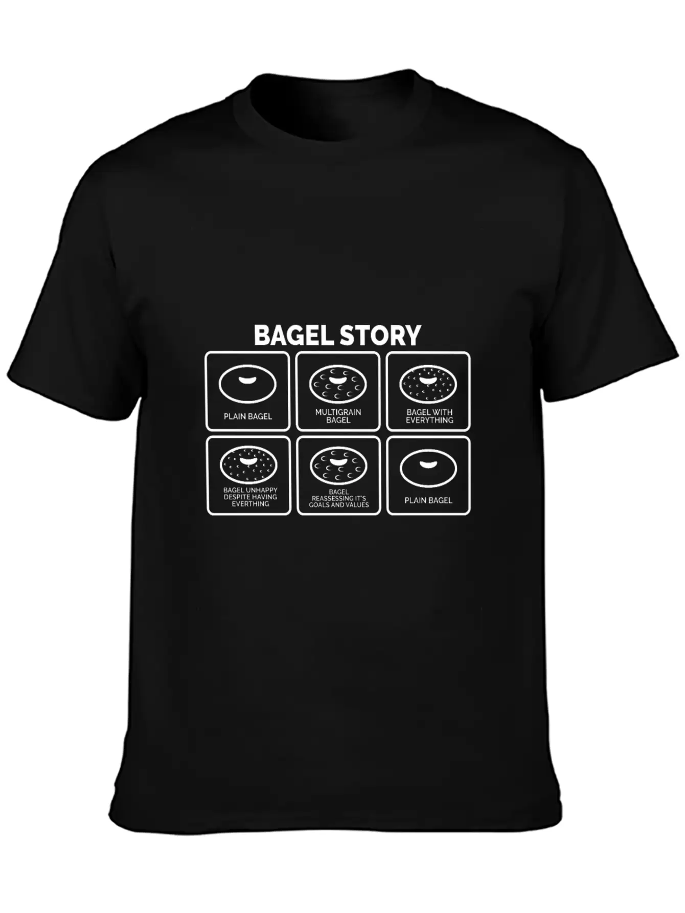 Bagel Story Motivational Coach Gift Soft Cotton Short Sleeve Tee – Unisex Wardrobe Staple