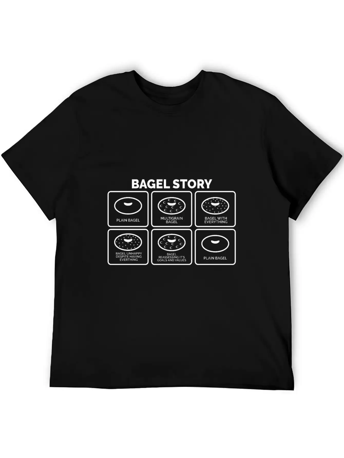Bagel Story Motivational Coach Gift Soft Cotton Short Sleeve Tee – Unisex Wardrobe Staple