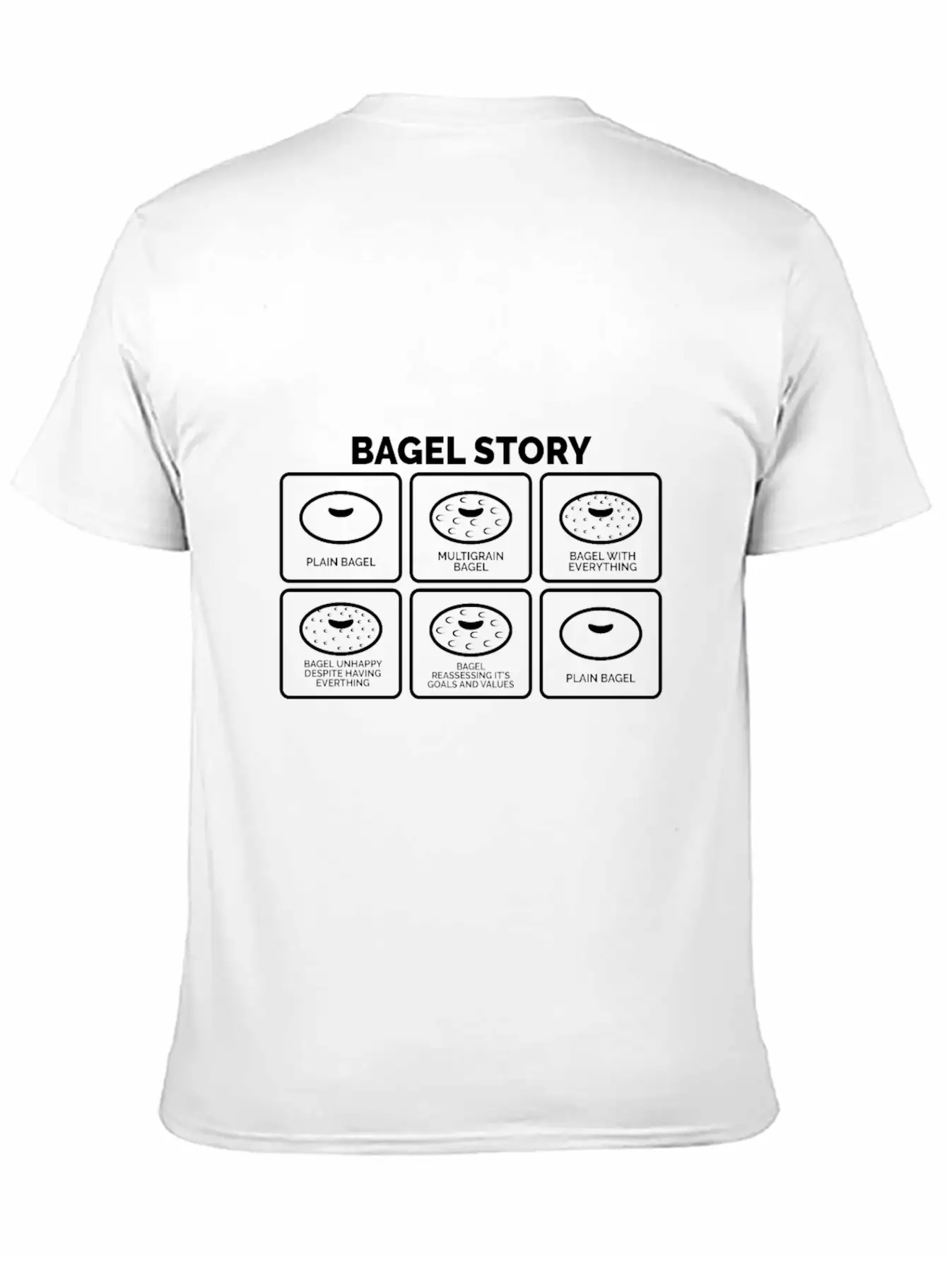 Bagel Story Motivational Coach Gift Soft Cotton Short Sleeve Tee – Unisex Wardrobe Staple