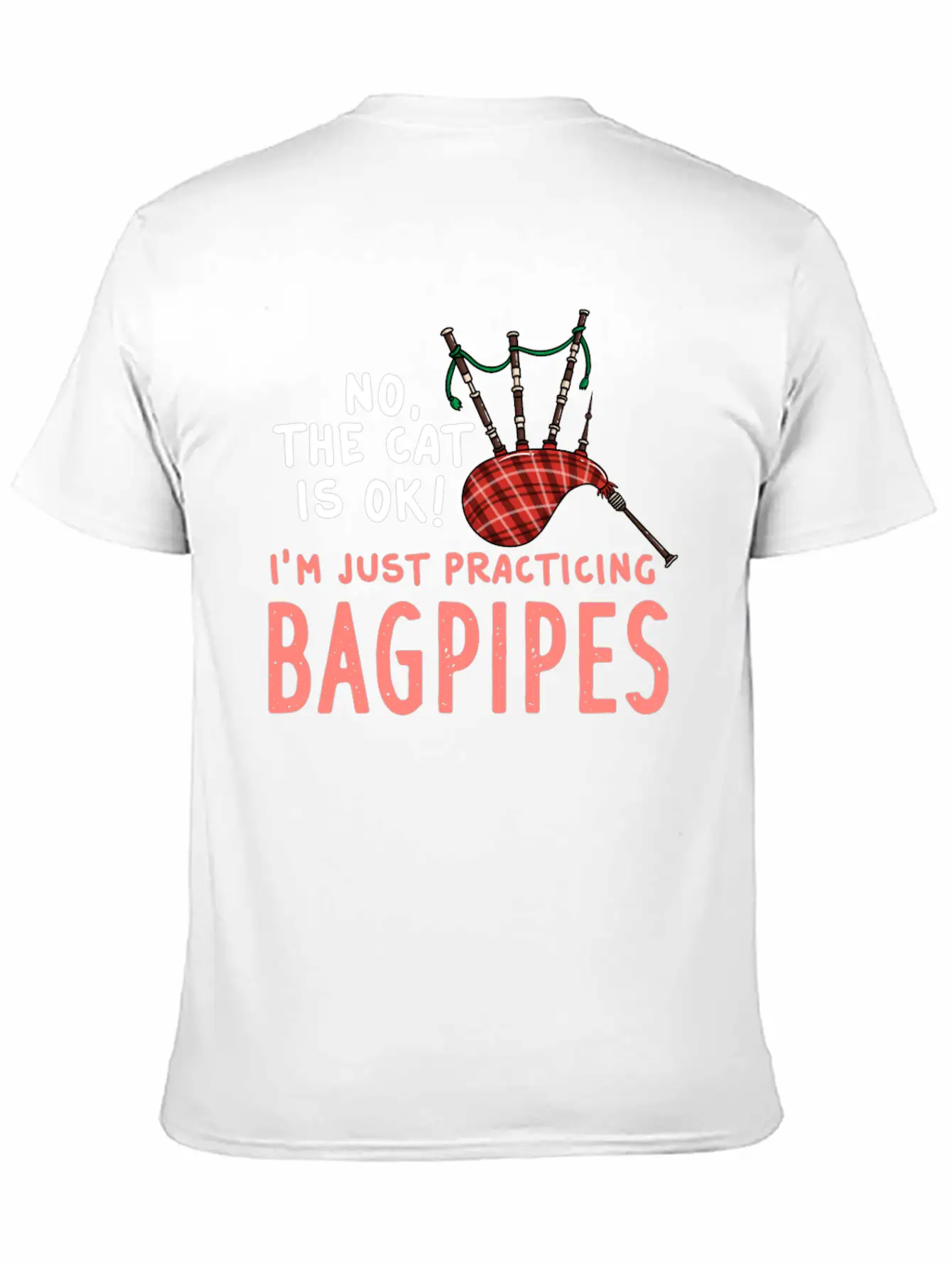 Bagpipe Music Gift Instrument Beginner Unisex Casual T-Shirt – Clean Design For Daily Comfort