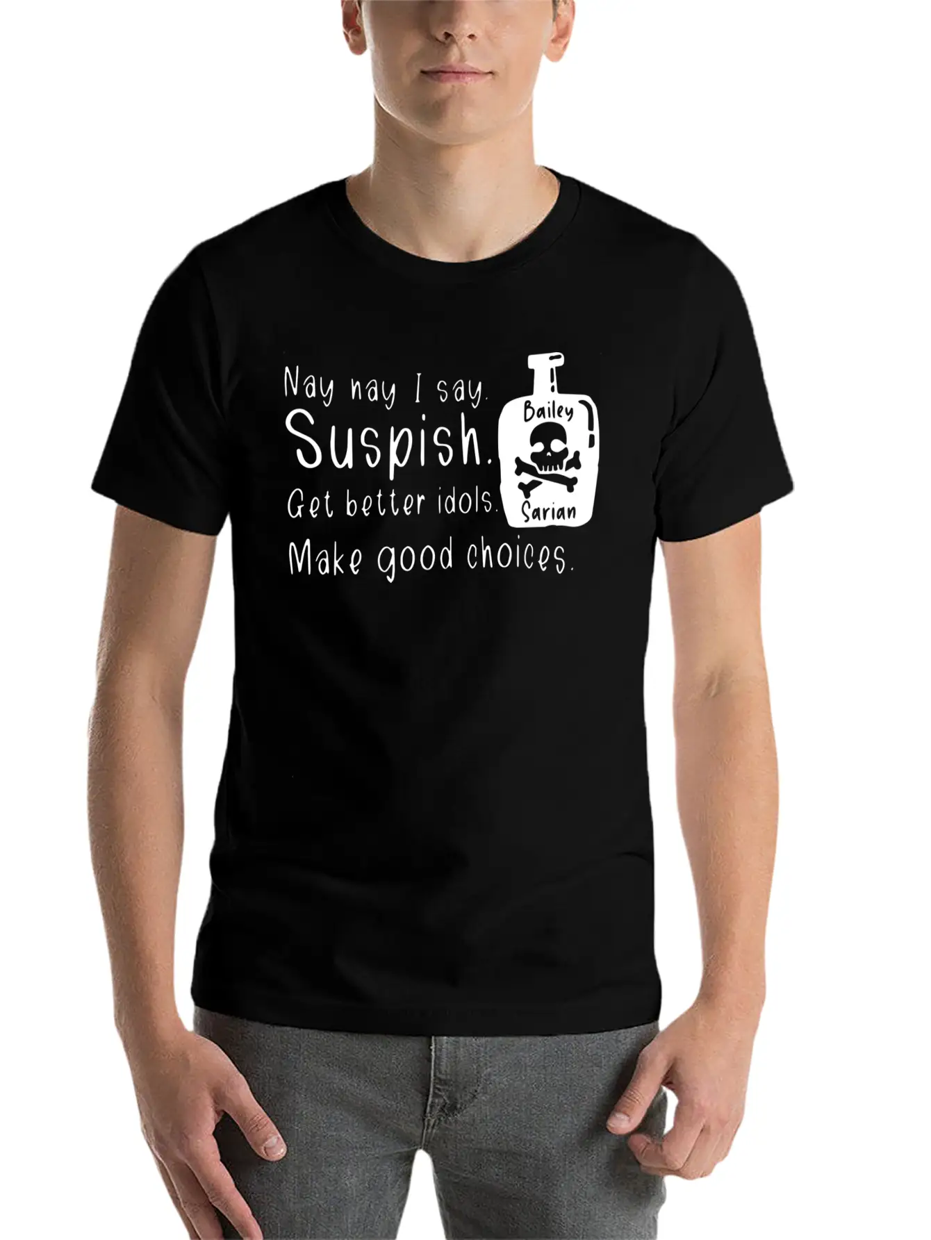 Bailey Sarian Makeup Mystery Gift Soft Cotton Short Sleeve Tee – Unisex Wardrobe Staple