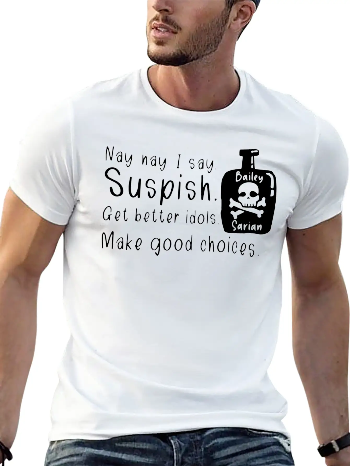 Bailey Sarian Makeup Mystery Gift Soft Cotton Short Sleeve Tee – Unisex Wardrobe Staple