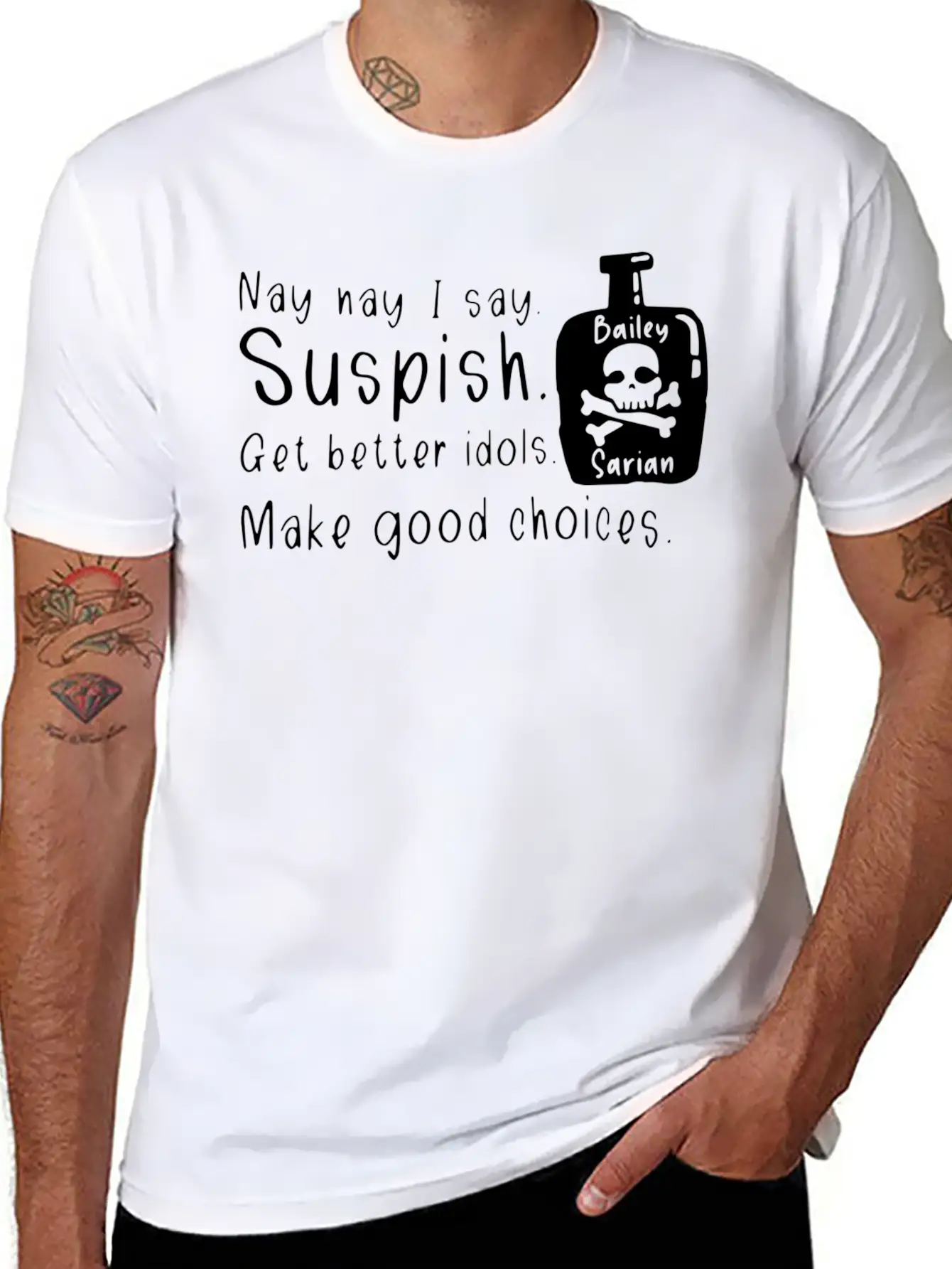 Bailey Sarian Makeup Mystery Gift Soft Cotton Short Sleeve Tee – Unisex Wardrobe Staple