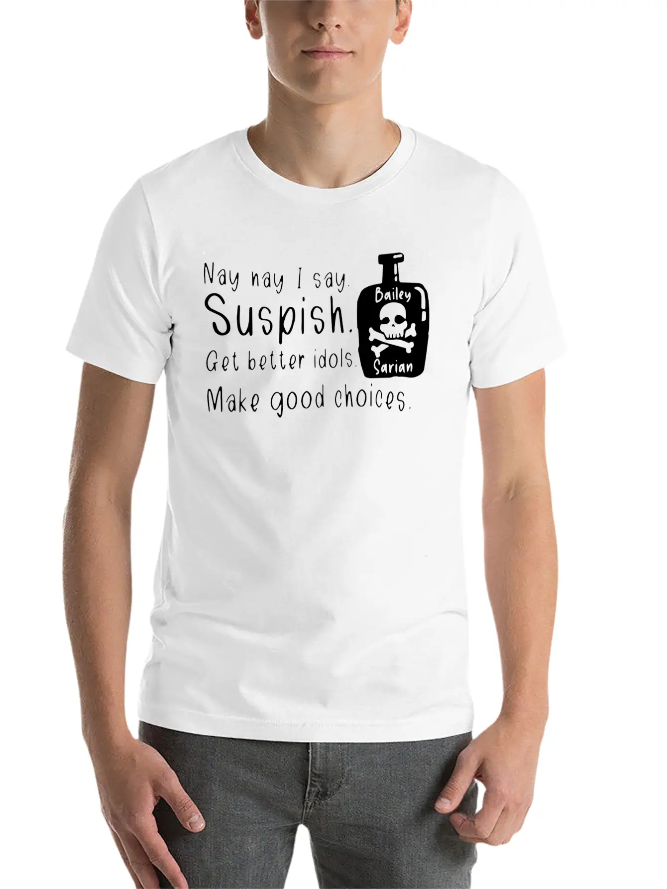 Bailey Sarian Makeup Mystery Gift Soft Cotton Short Sleeve Tee – Unisex Wardrobe Staple